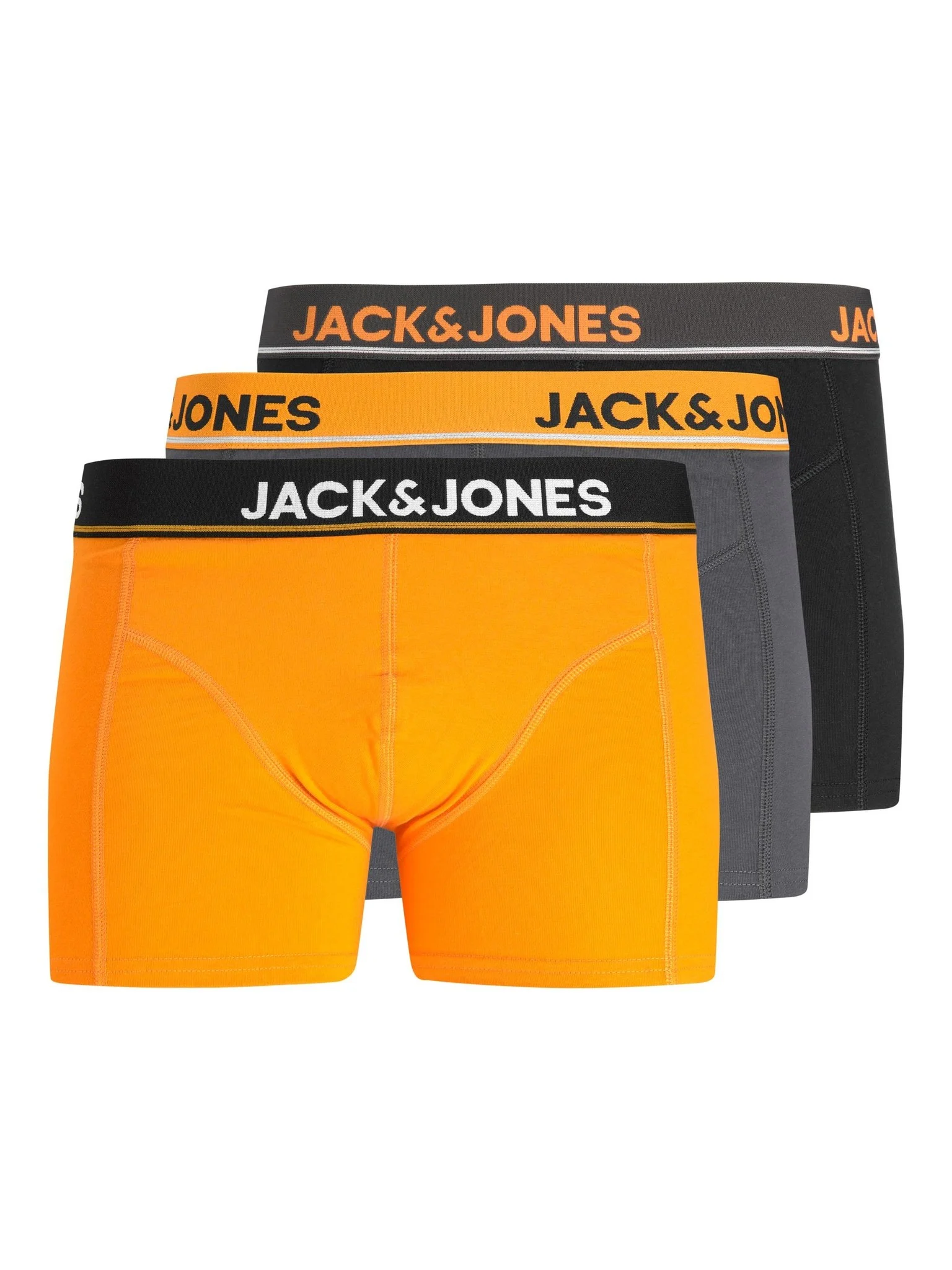 Afbeelding van Jack & Jones Effen boxershorts jongens trunks jacgreg 3-pack
