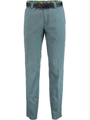 Meyer Katoenen broek blauw bonn modern fit chino 1021501300/16