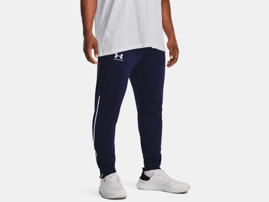 Afbeelding van Under Armour Ua pique track pant-nvy 1366203-410