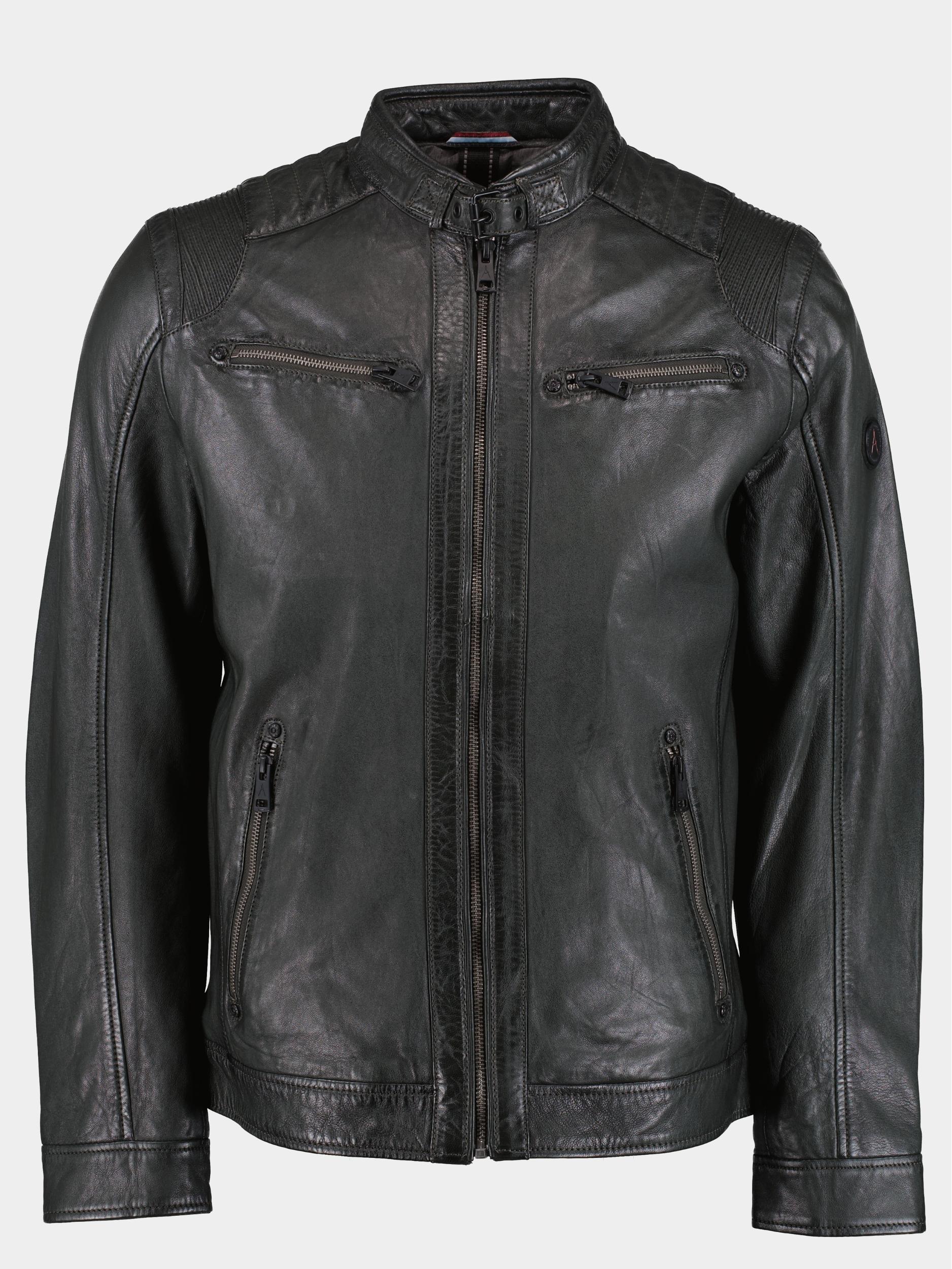 Afbeelding van DNR Lederen jack beige leather jacket 394/6