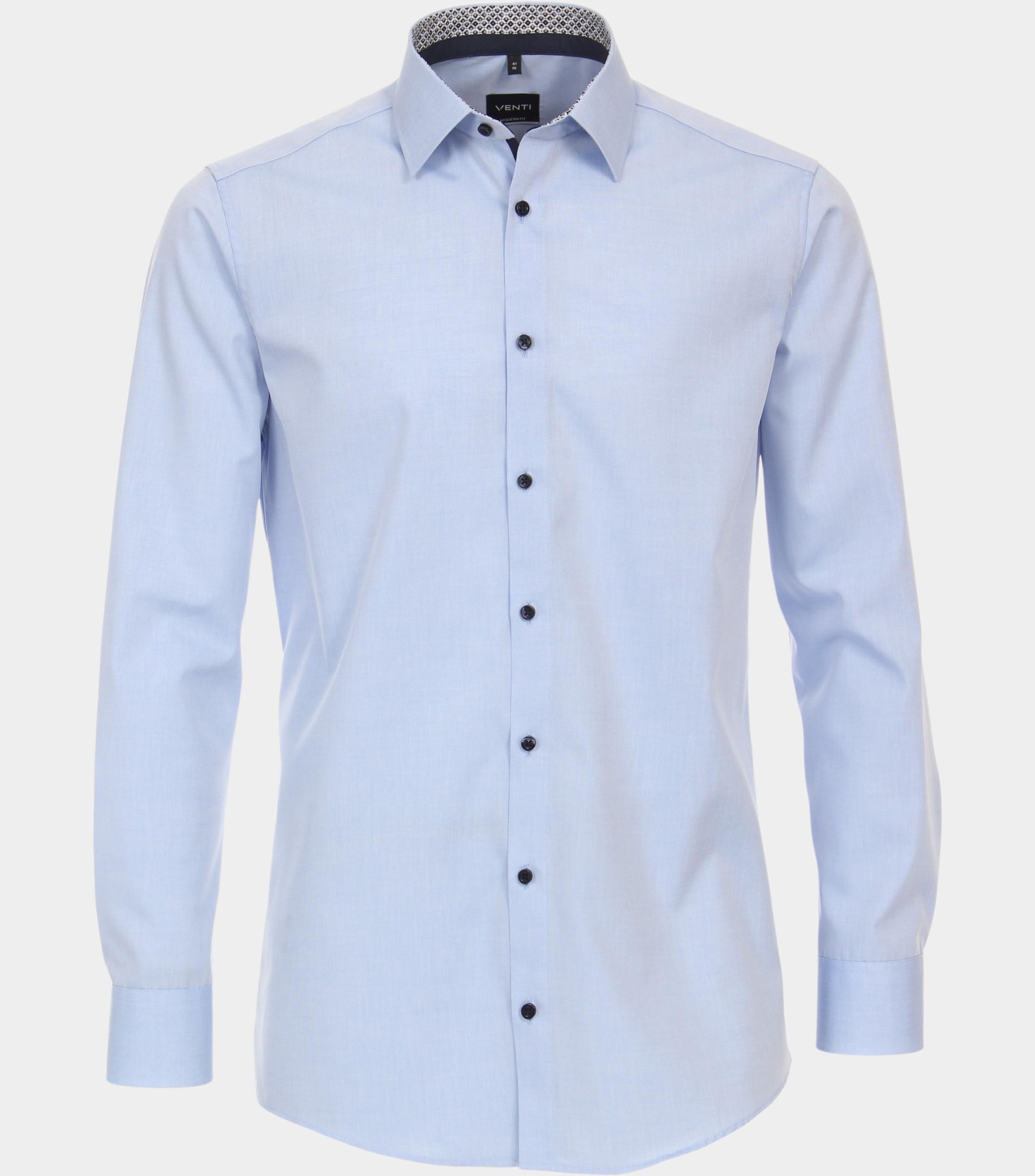Afbeelding van Venti Business hemd lange mouw blauw kent modern fit 123942200/115