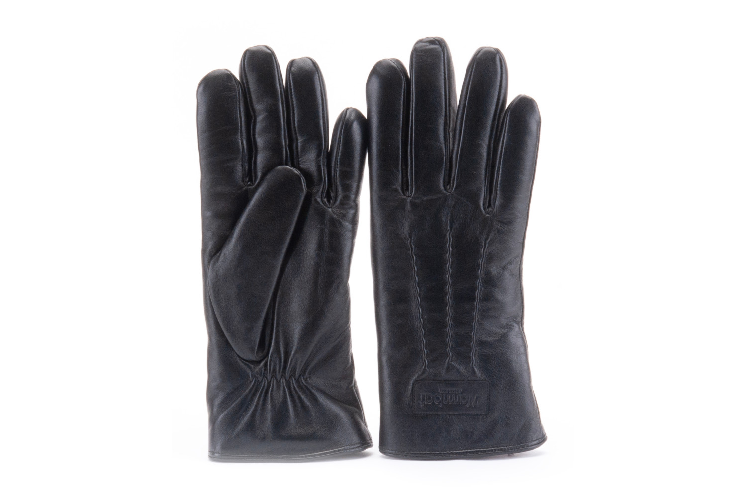 Afbeelding van Warmbat Glove women leather black dame handchoenen