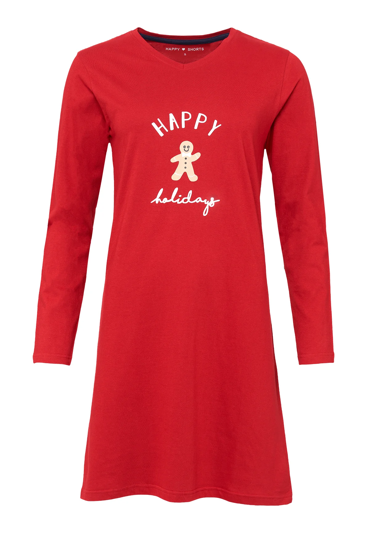 Afbeelding van Happy Shorts Dames nachthemd kerst
