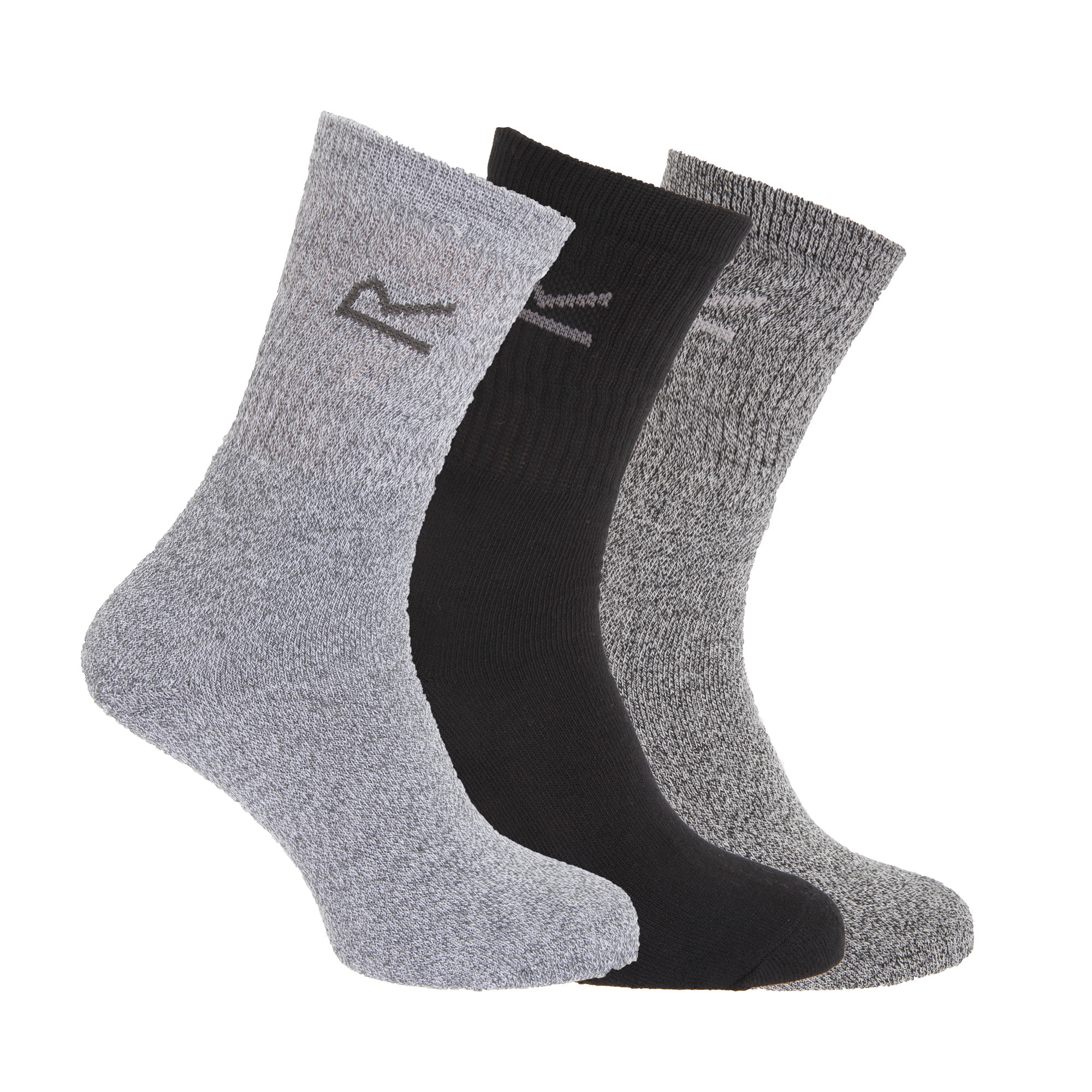 Regatta Geweldige outdoors heren katoenen rich casual sokken (3 per verpakking)
