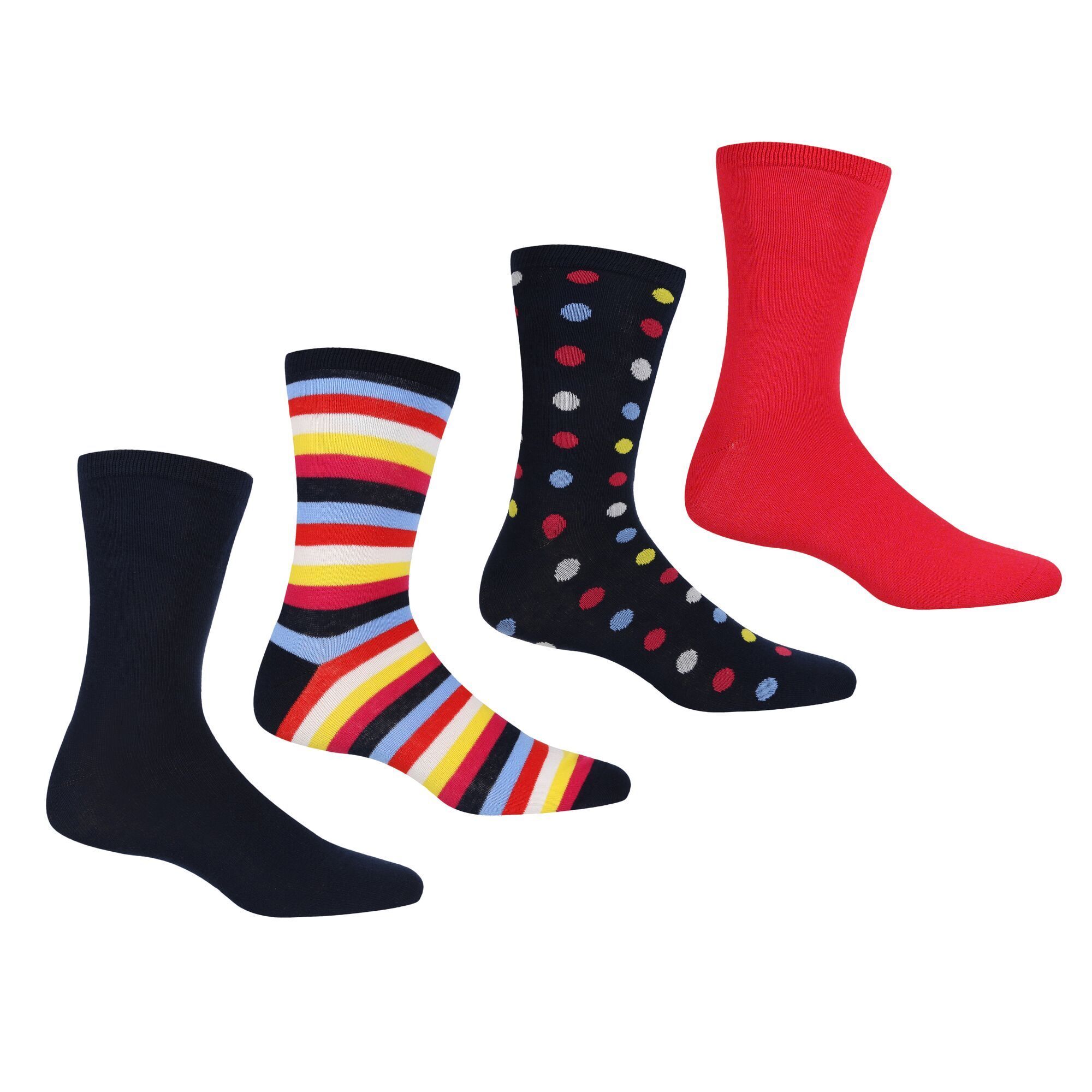Regatta Dames lifestyle enkel sokken set (pak van 4)