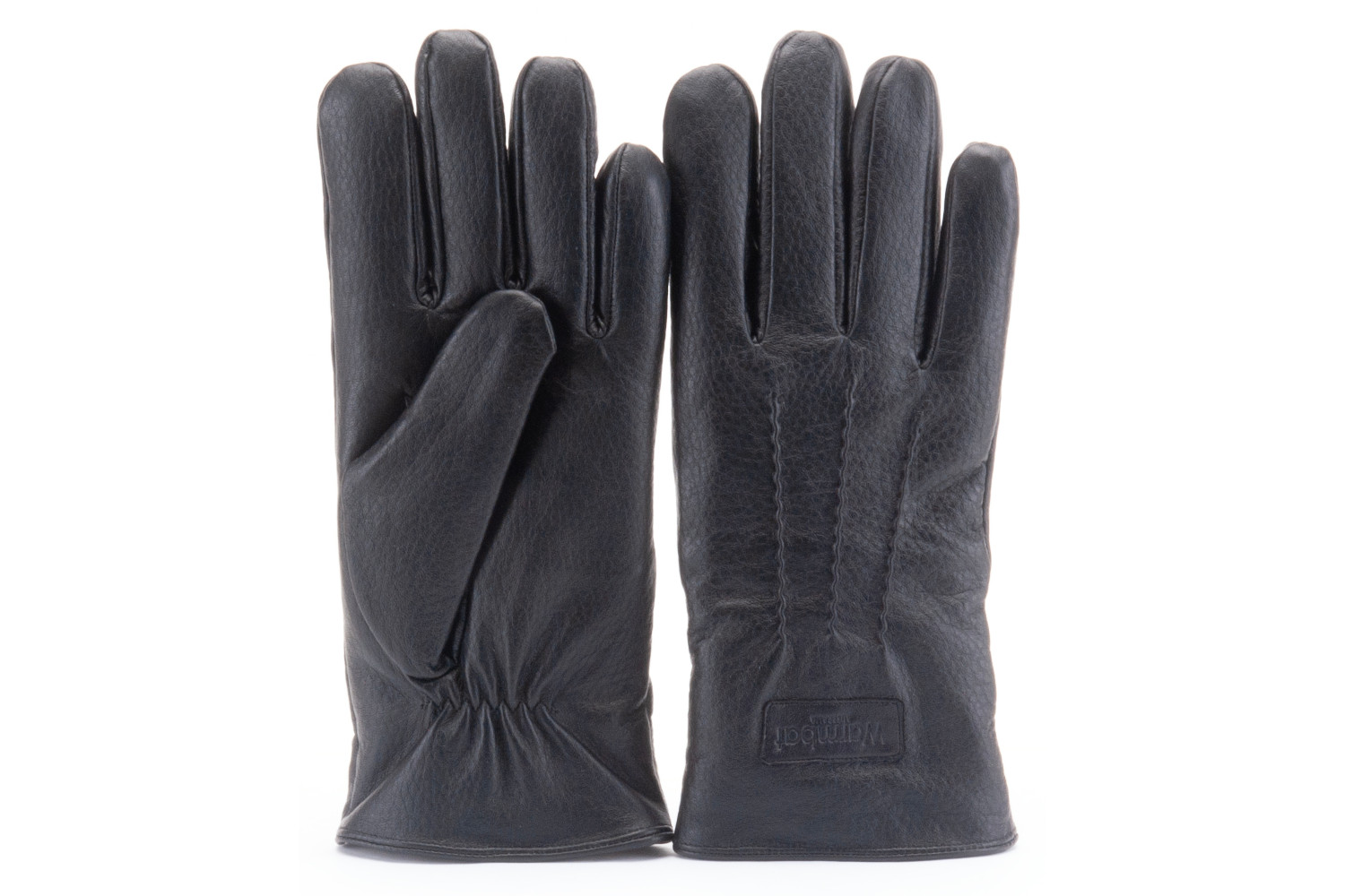 Afbeelding van Warmbat Glove men goat leather black heren handchoenen