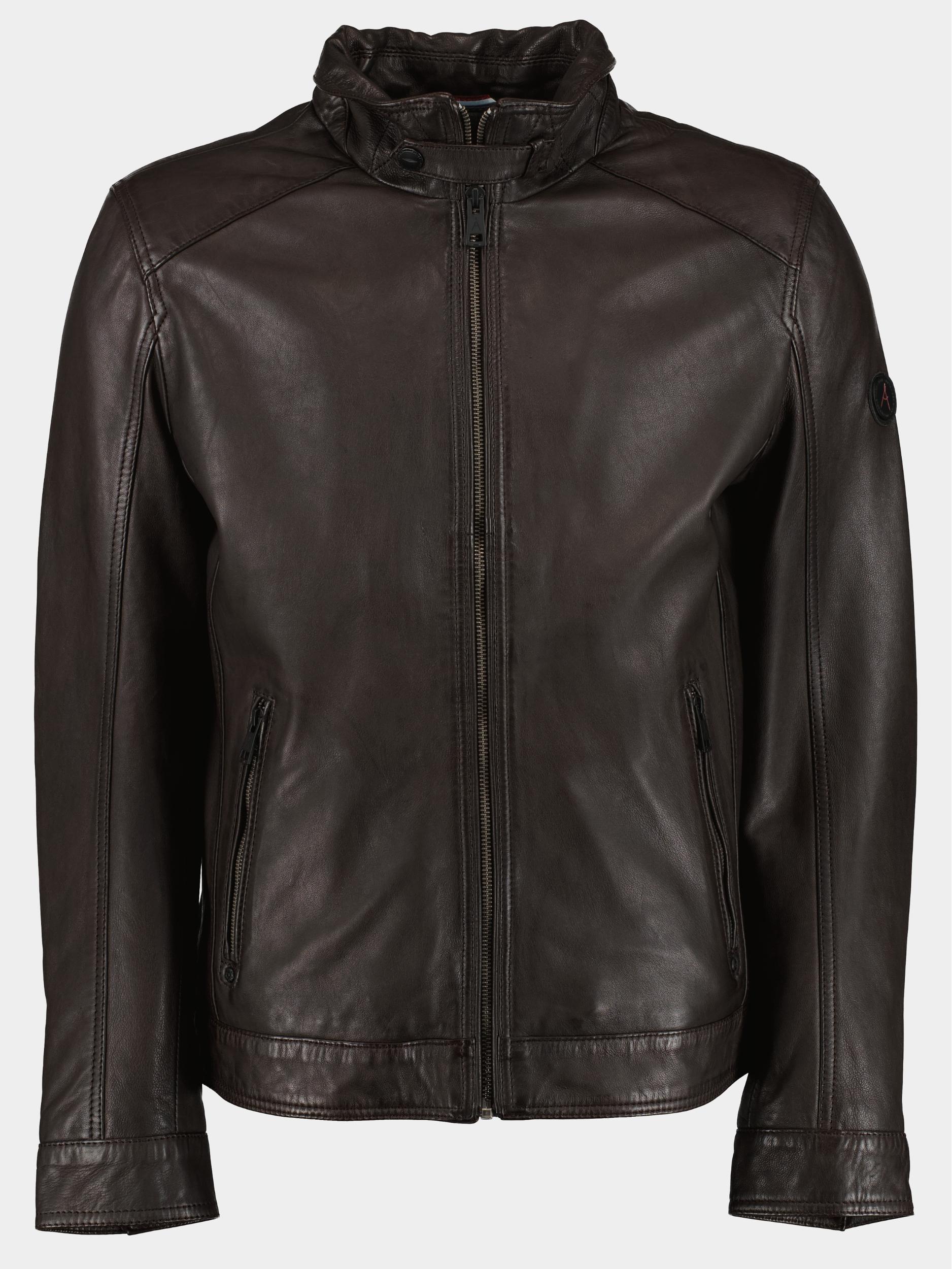 Afbeelding van DNR Lederen jack leather jacket 52318/599