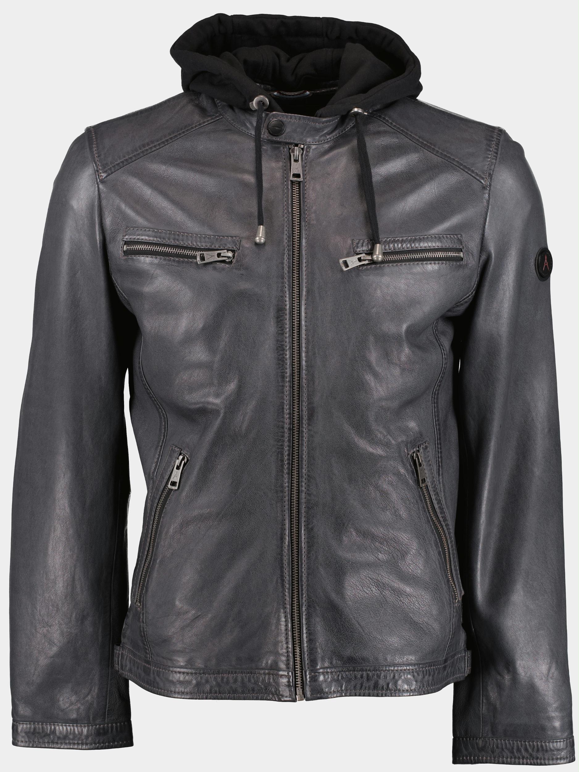 Afbeelding van DNR Lederen jack leather jacket 52300/980