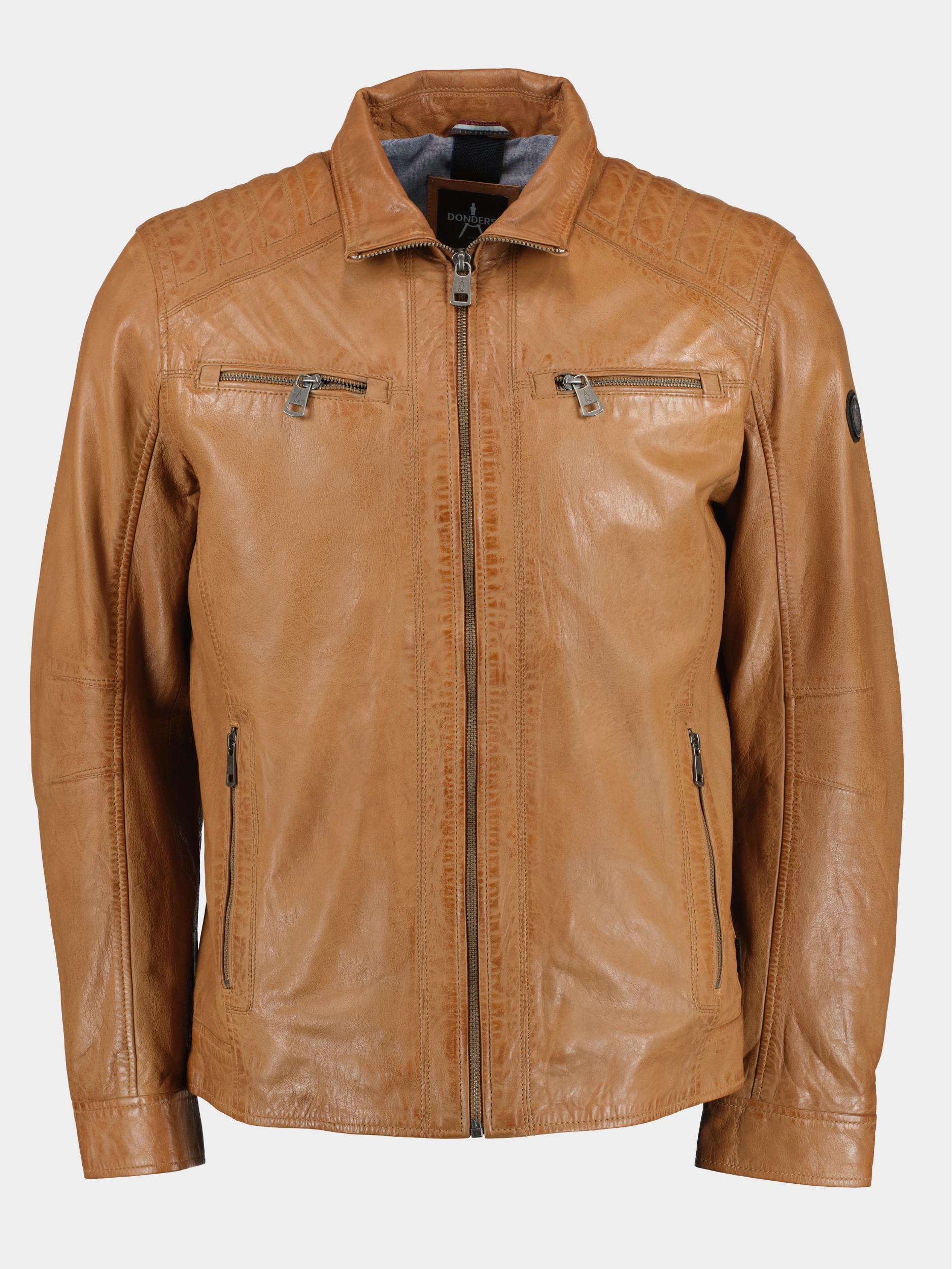 Afbeelding van DNR Lederen jack leather jacket 52347/310