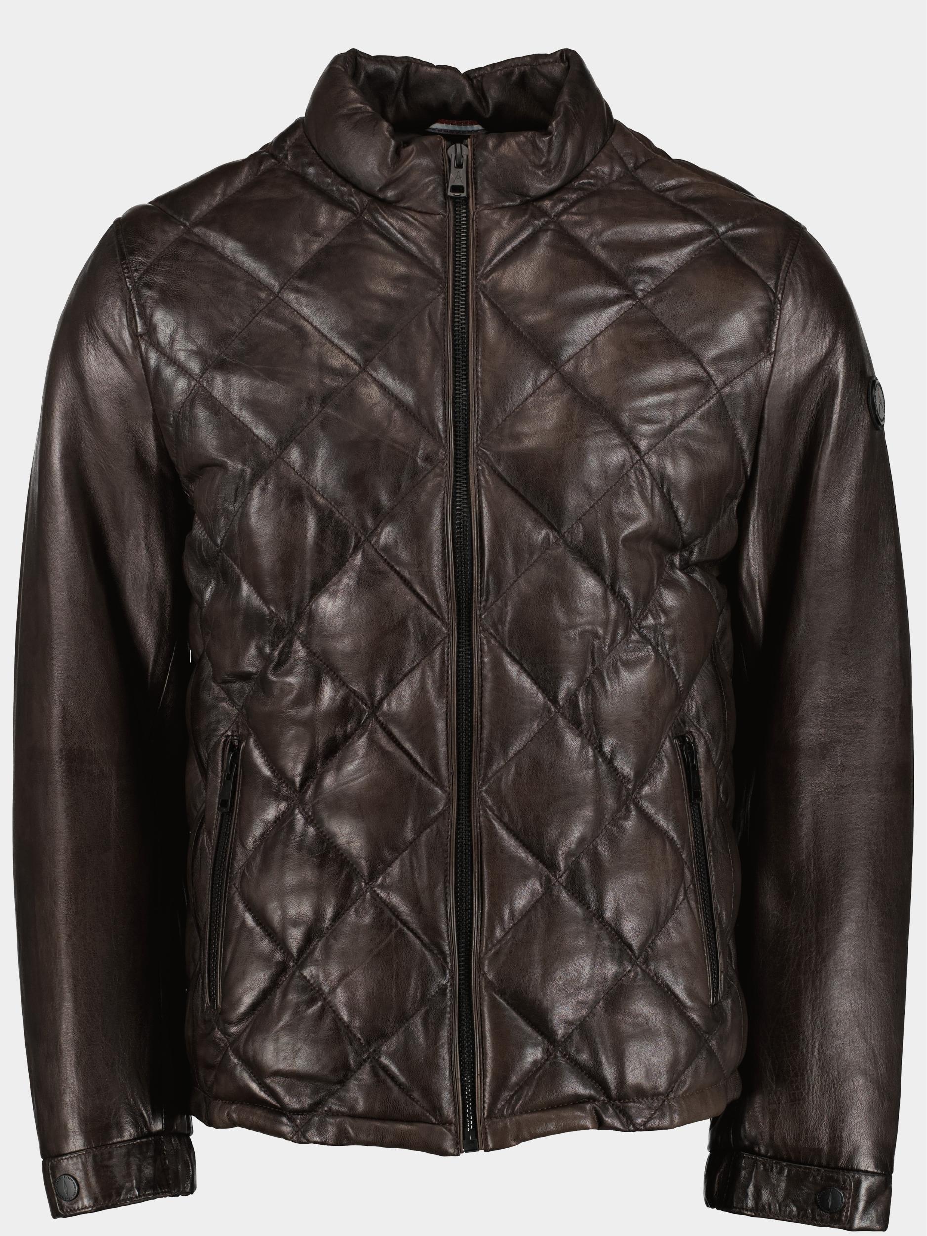 Afbeelding van DNR Lederen jack leather jacket 52332/580
