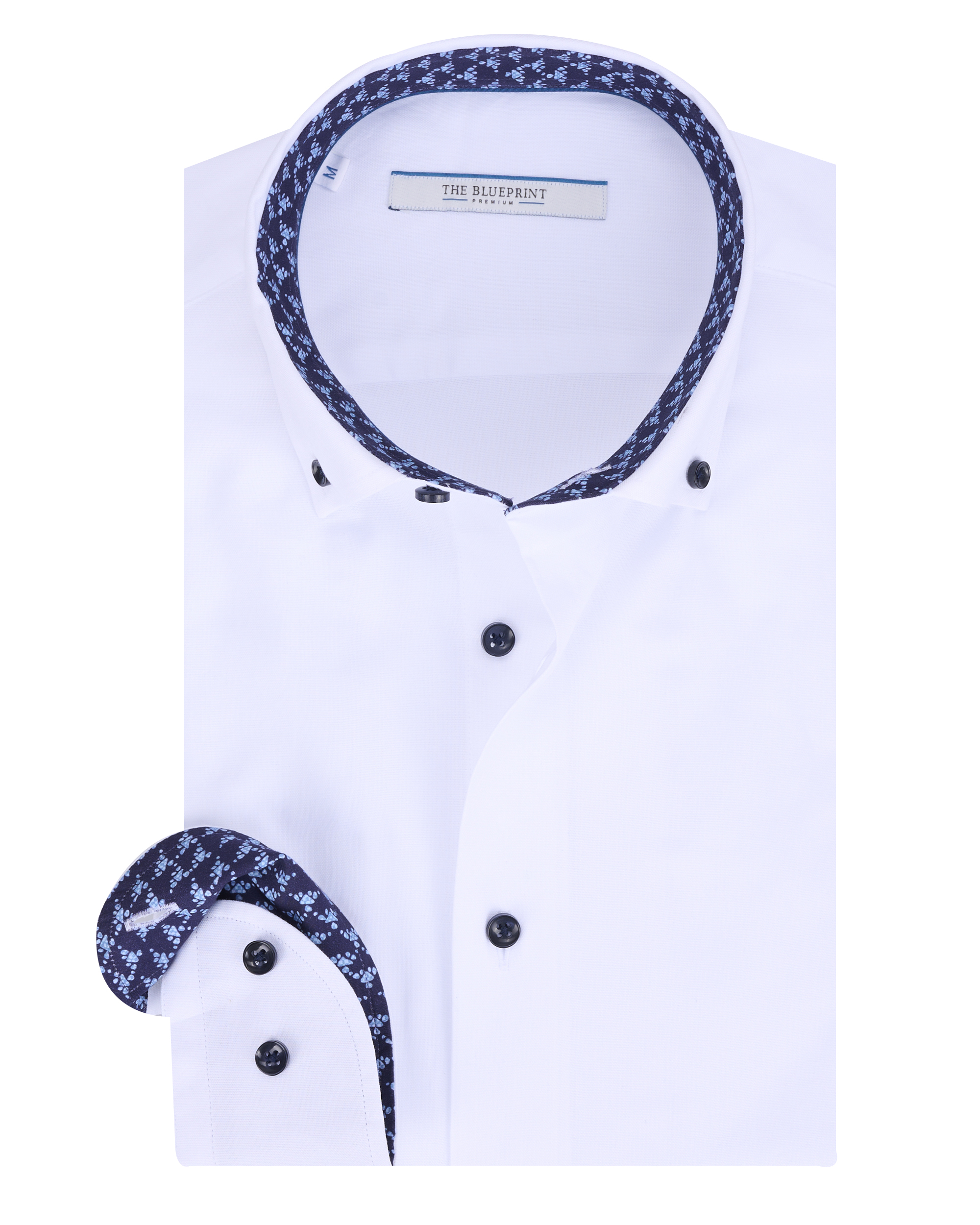 The Blueprint trendy overhemd met lange mouwen