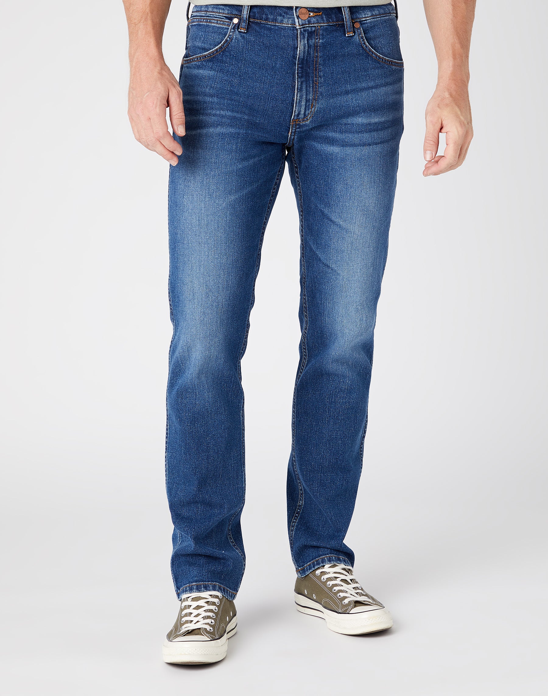 Wrangler Greensboro heren regular-fit jeans bang on