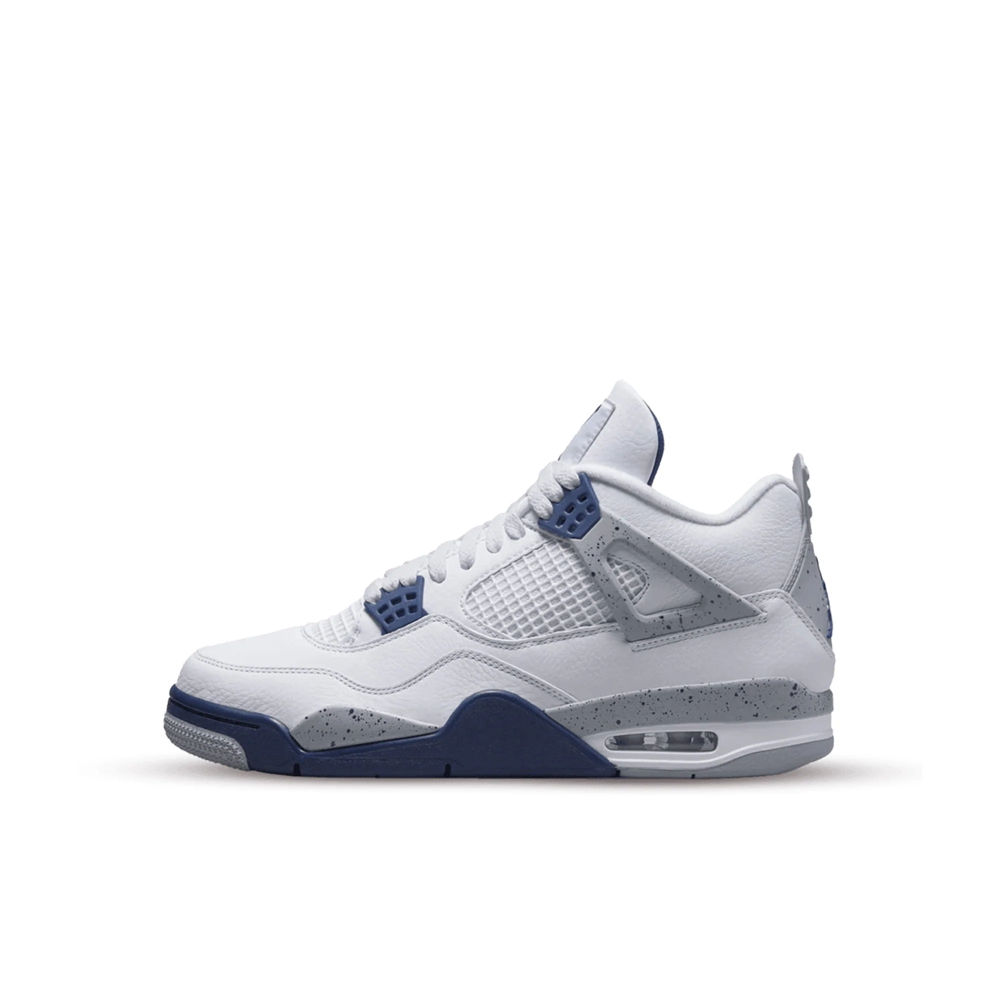 Nike Air jordan 4 retro white midnight navy (gs)