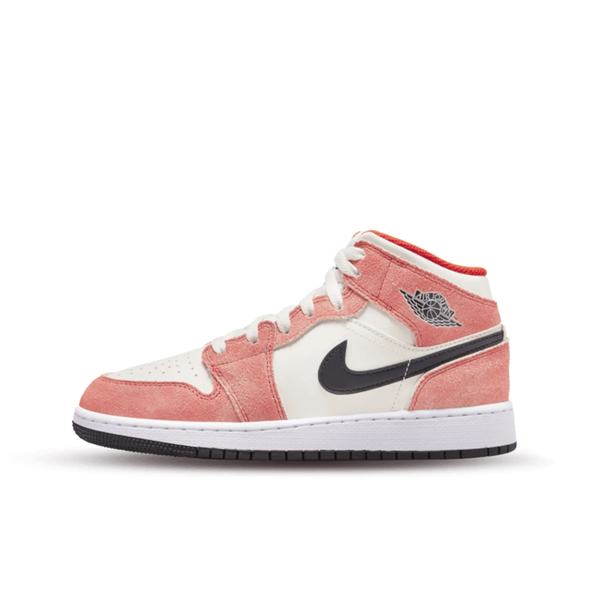 Nike Air jordan 1 mid se orange suede (gs)