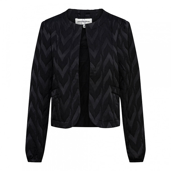 Afbeelding van &Co Woman &co woen blazer savanna black