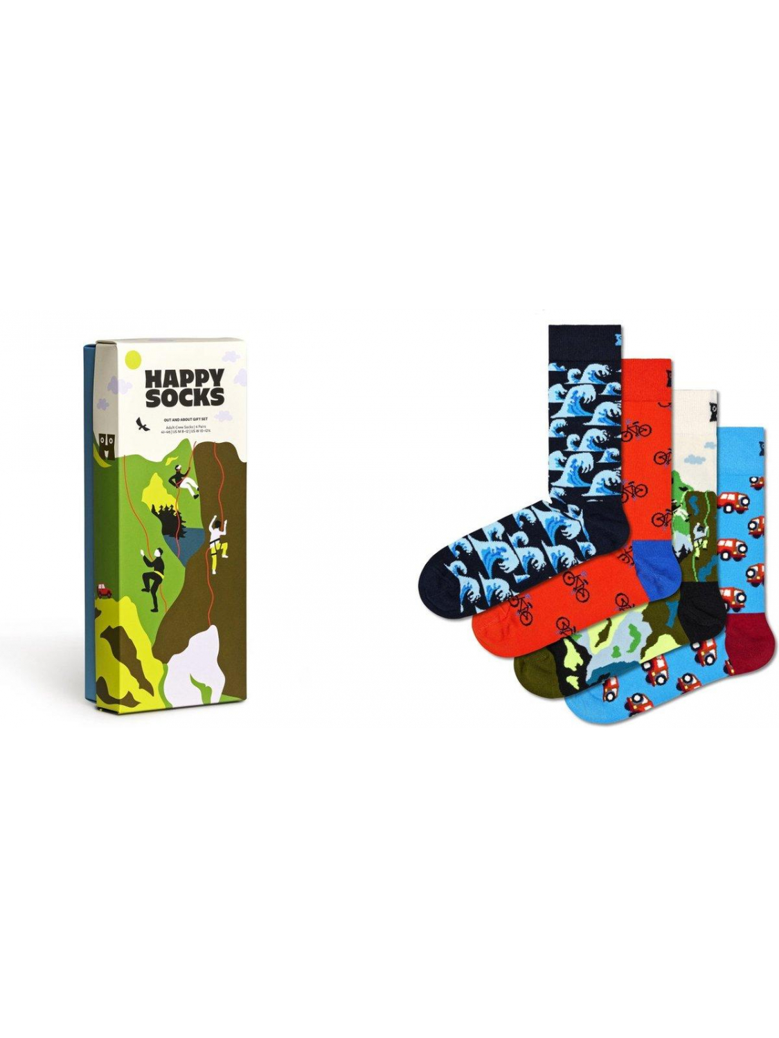 Afbeelding van Happy Socks Out and about gift set