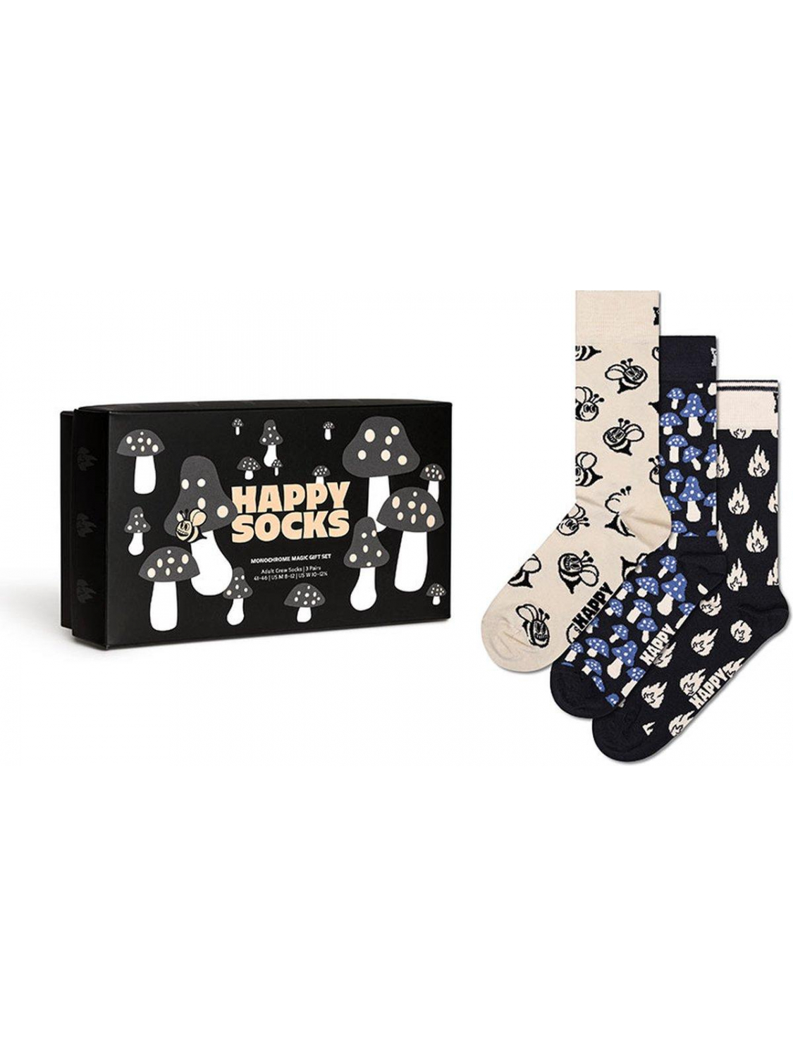 Afbeelding van Happy Socks Monochrome Magic gift set