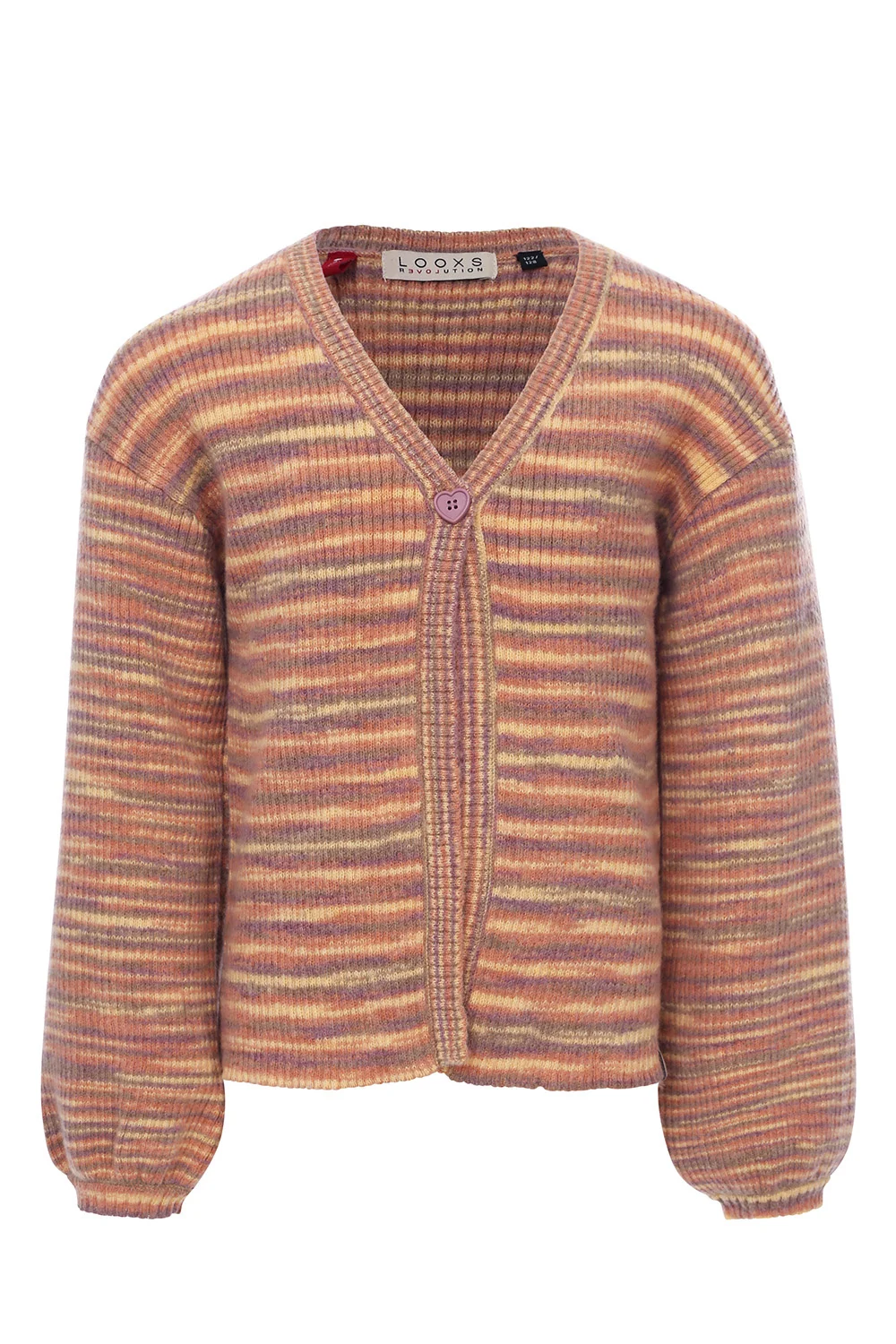 Looxs Revolution Meisjes vest multicolor ombre streep