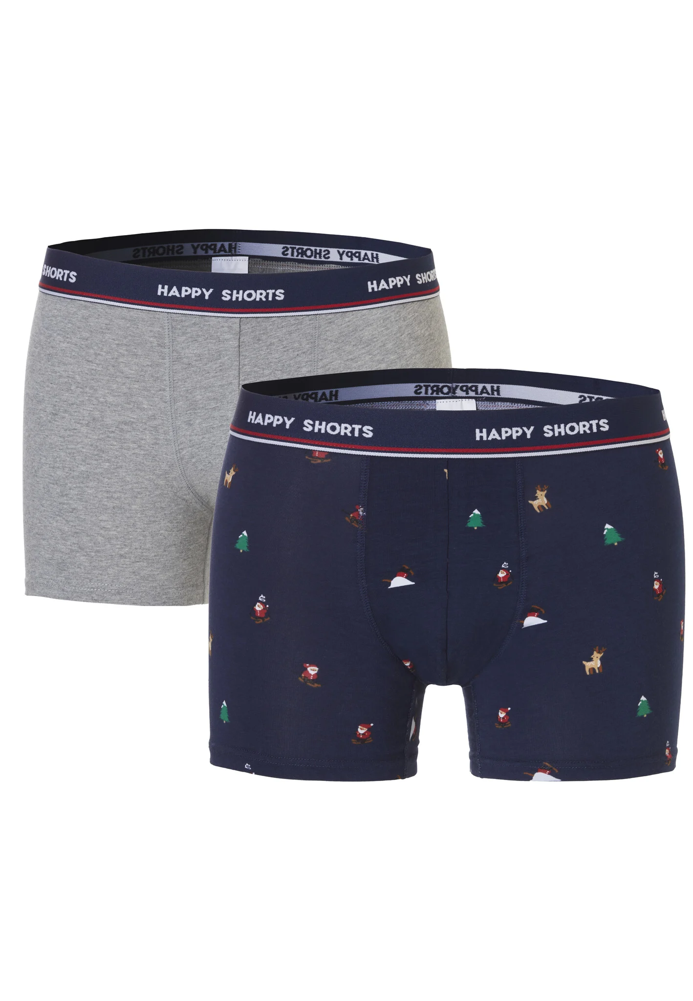 Happy Shorts Kerst boxershorts 2-pack heren classic nutcracker