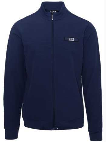 EA7 Vest sweater sand 23 blauw