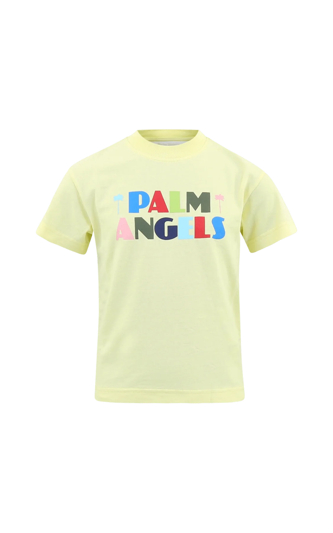 Afbeelding van Palm Angels Kids t-shirt logo seasonal yellow m