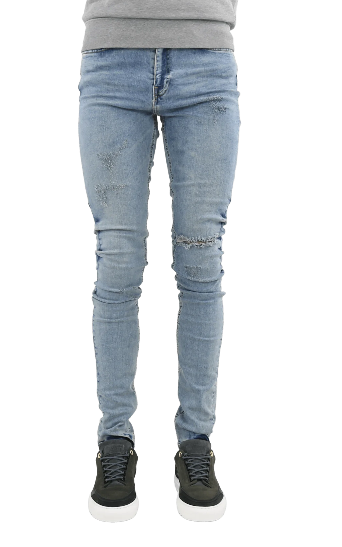Flaneur Homme Heren destroyer skinny jeans