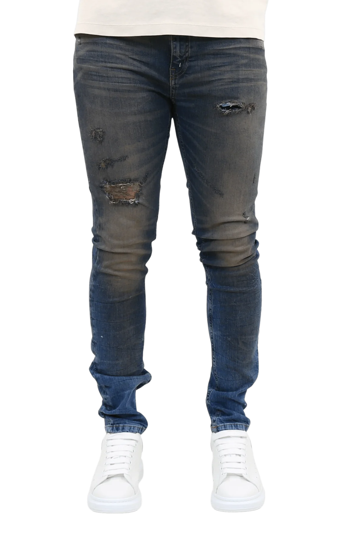 Flaneur Homme Heren destroyer skinny jeans