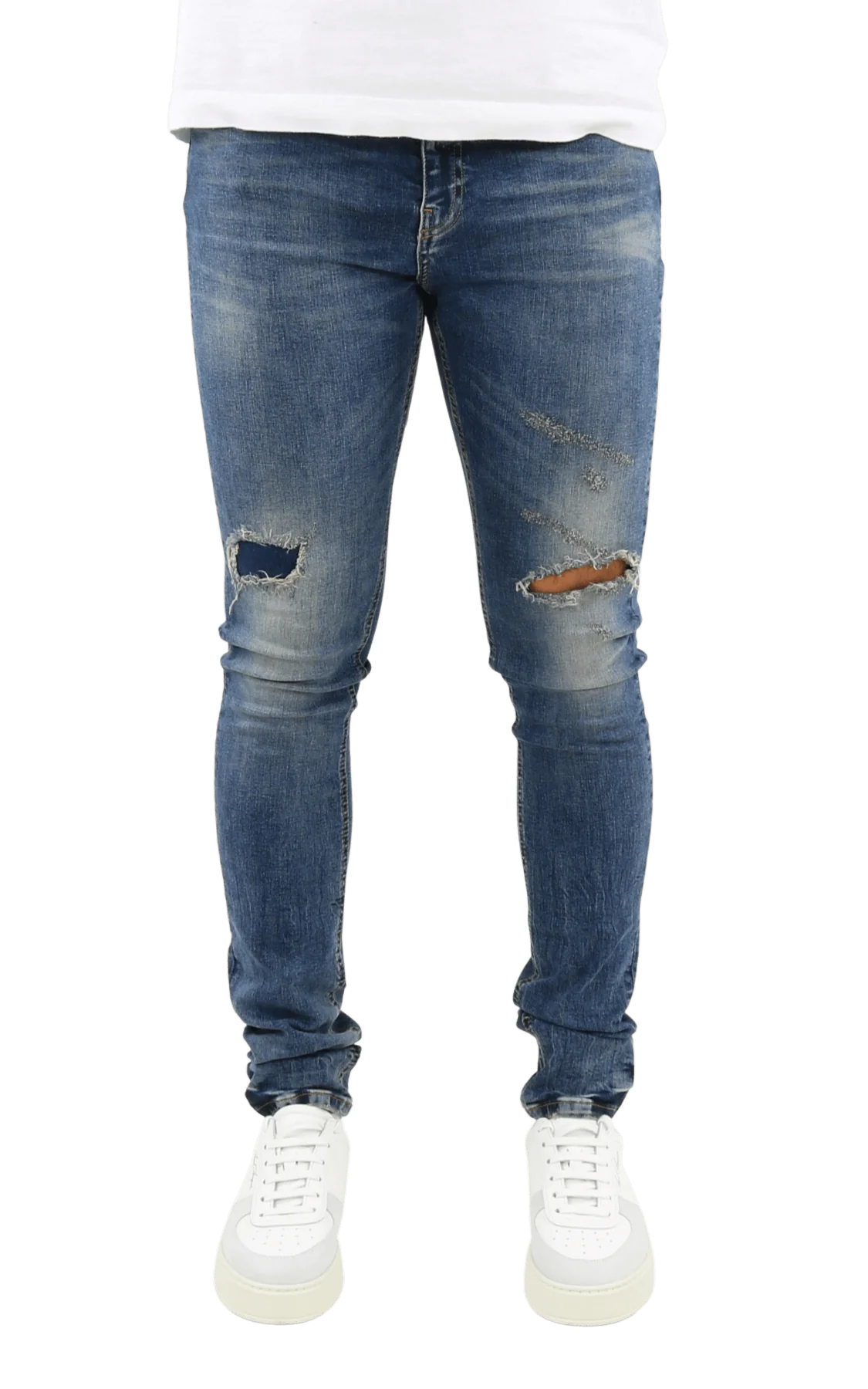 Flaneur Homme Heren destroyer skinny jeans