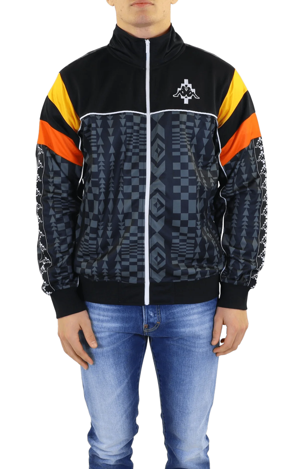 Marcelo Burlon Heren aop folk kappa track jkt