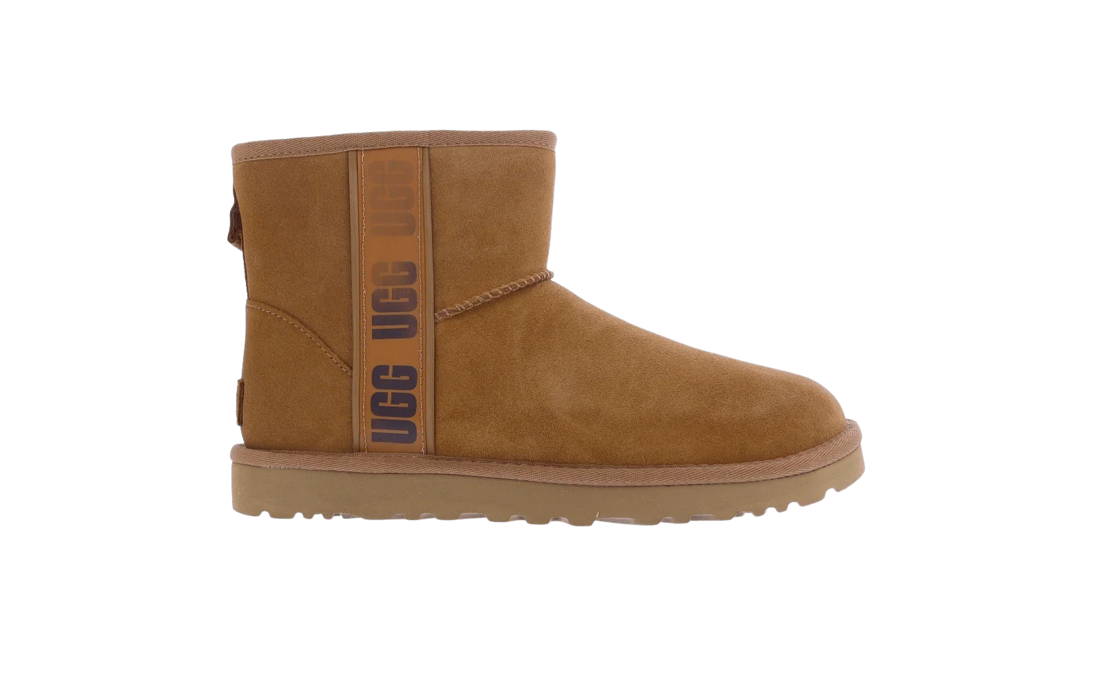 UGG Australia Dames classic mini side logo chestnu