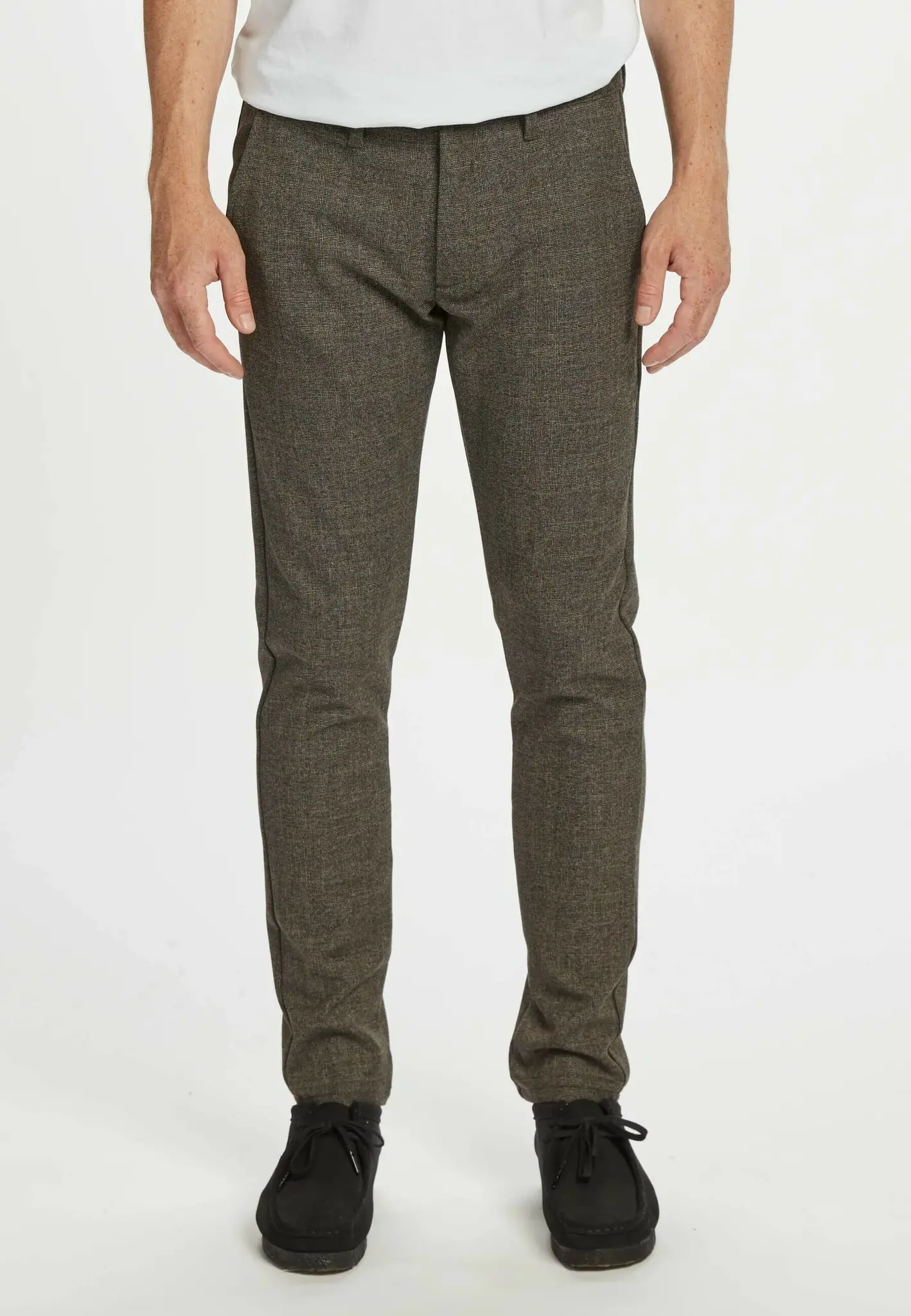 Gabba Paul class check pants brown check po10103