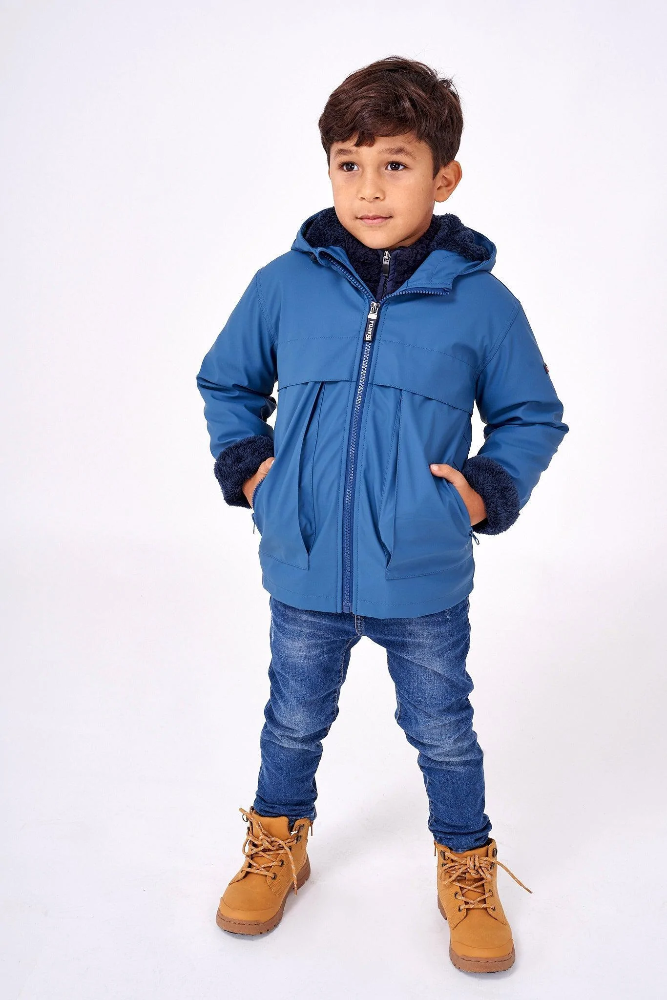 Afbeelding van Batela Callantsoog true-blue winter kinderregenjas -
