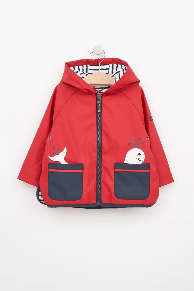 Batela Rode baby regenjas cerfontaine -