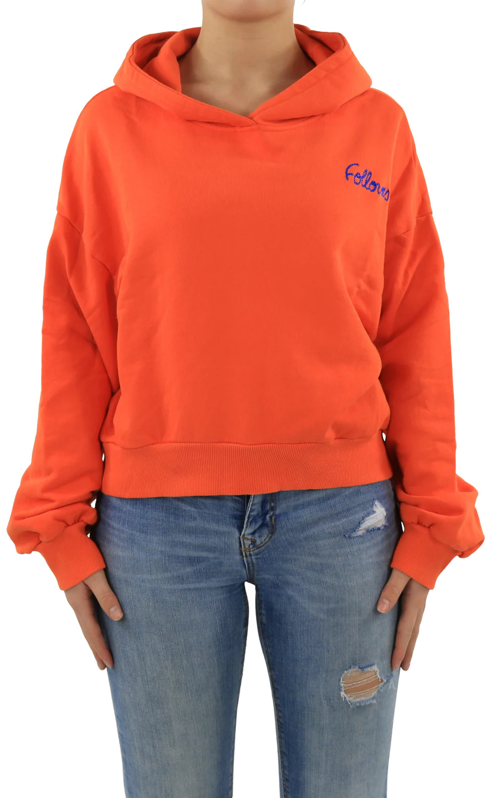 Follovers Dames short hoody