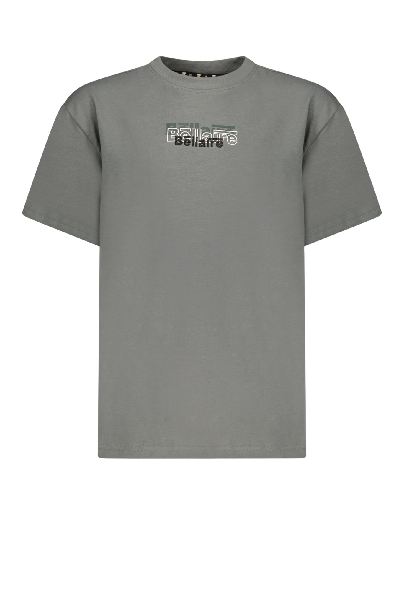Afbeelding van Bellaire Jongens t-shirt met tripple logo sage