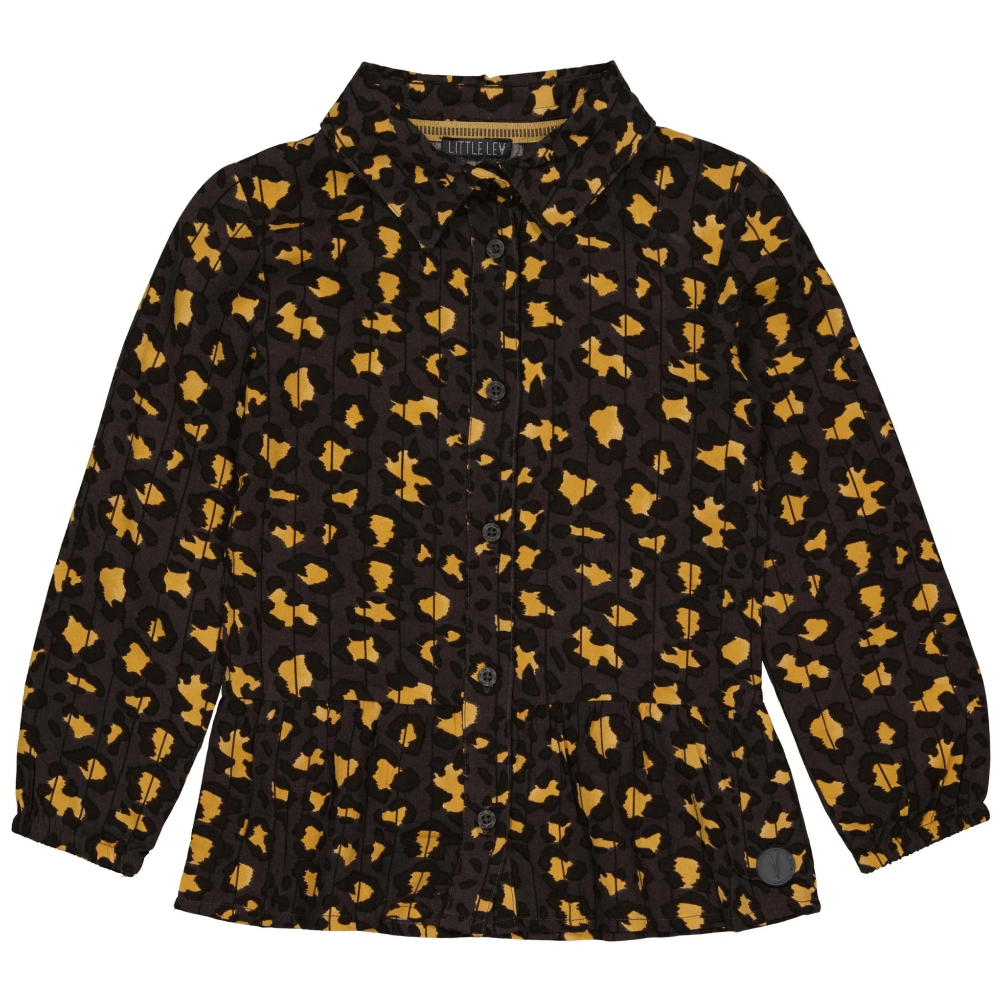 Afbeelding van Levv Meisjes blouse bloem aop leopard