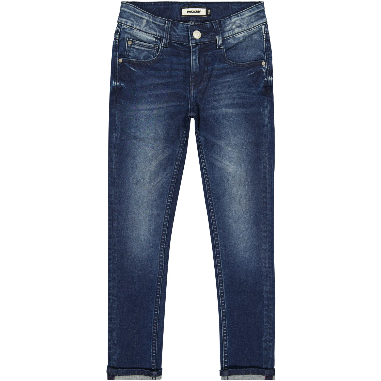Afbeelding van Raizzed Jongens jeans bangkok super skinny fit mid blue stone