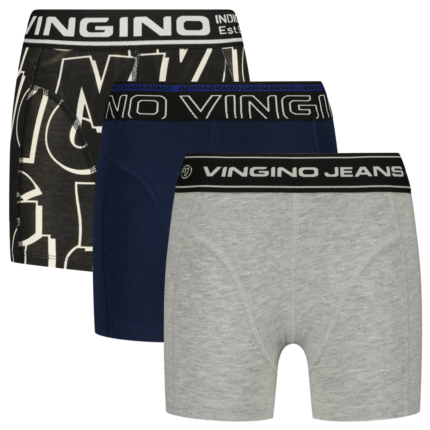 Afbeelding van Vingino Jongens ondergoed 3-pack boxers logo