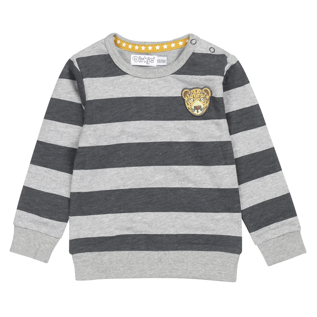 Afbeelding van Dirkje Baby jongens sweater stripe tiger