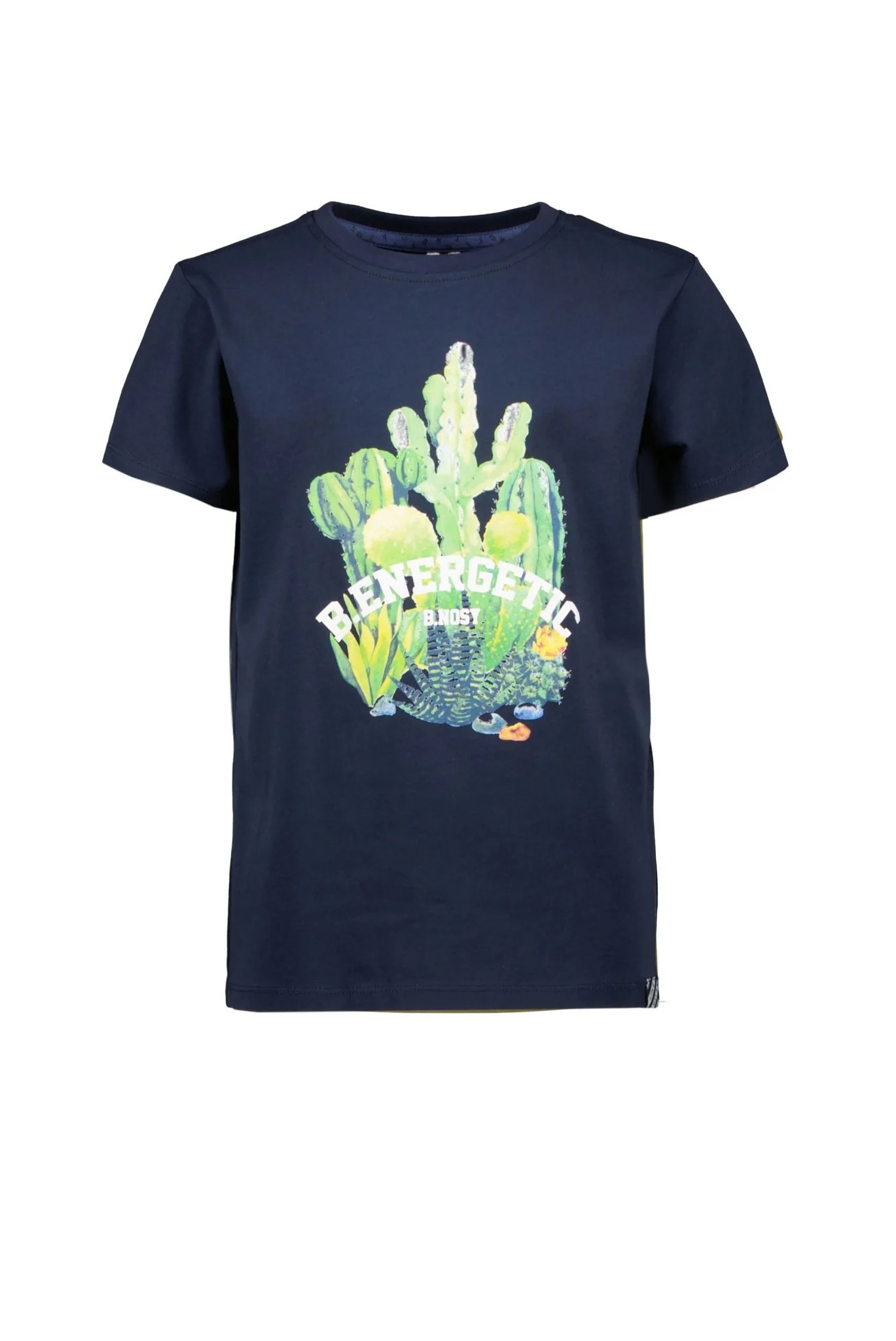 Afbeelding van B.Nosy Jongens t-shirt photoprint cactus navy