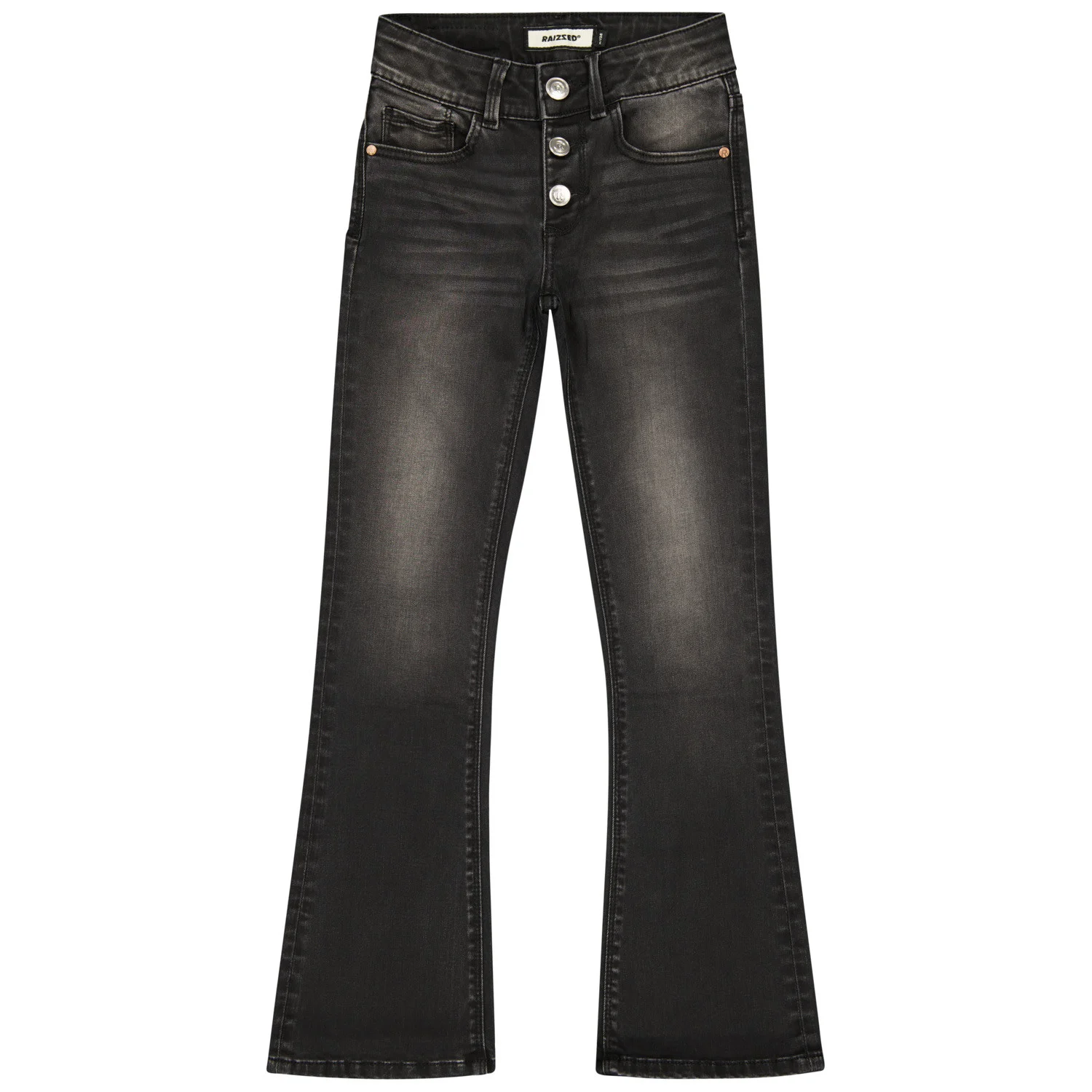 Afbeelding van Raizzed Meiden jeans flared pants melbourne black