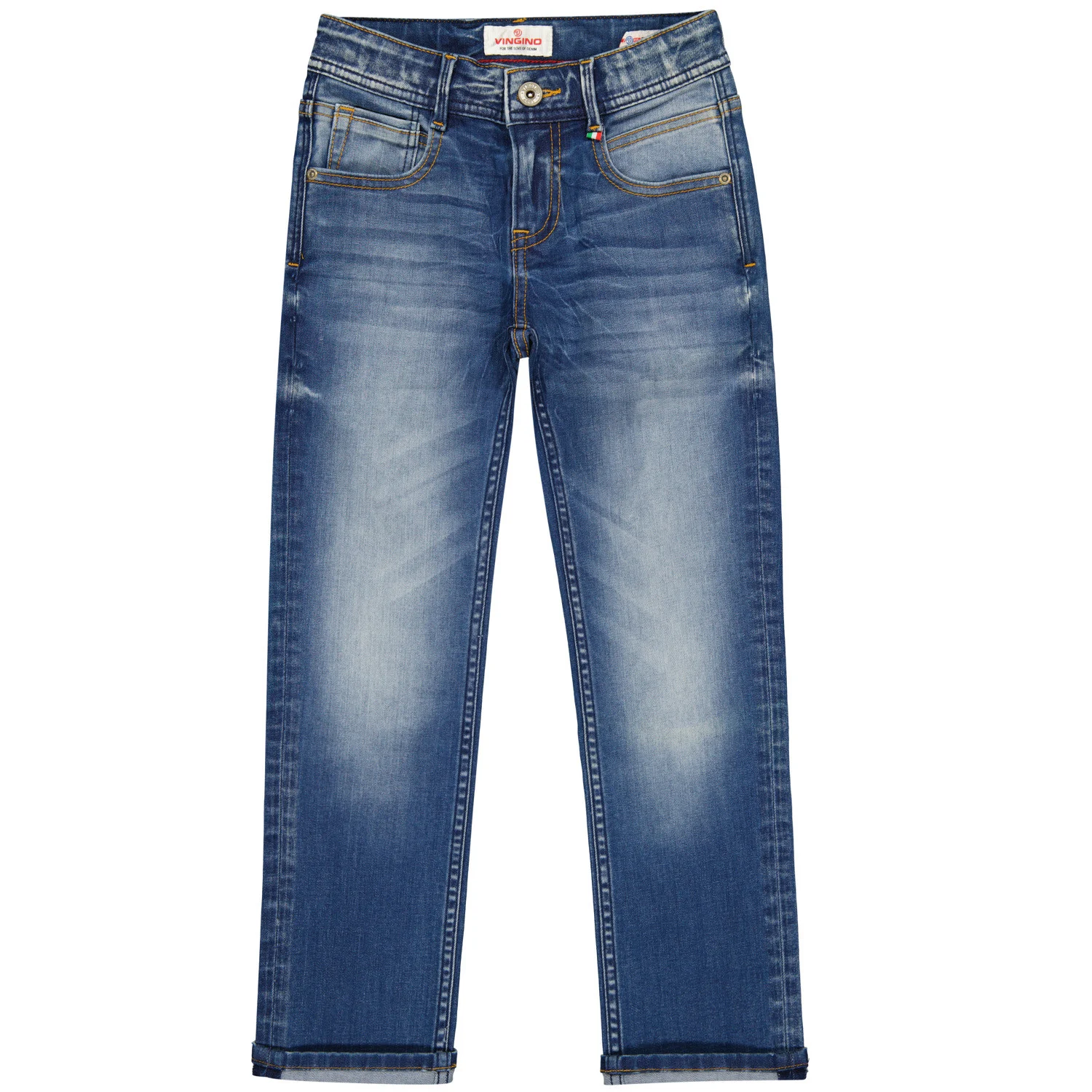 Afbeelding van Vingino Jongens jeans regular fit benvolio dark used