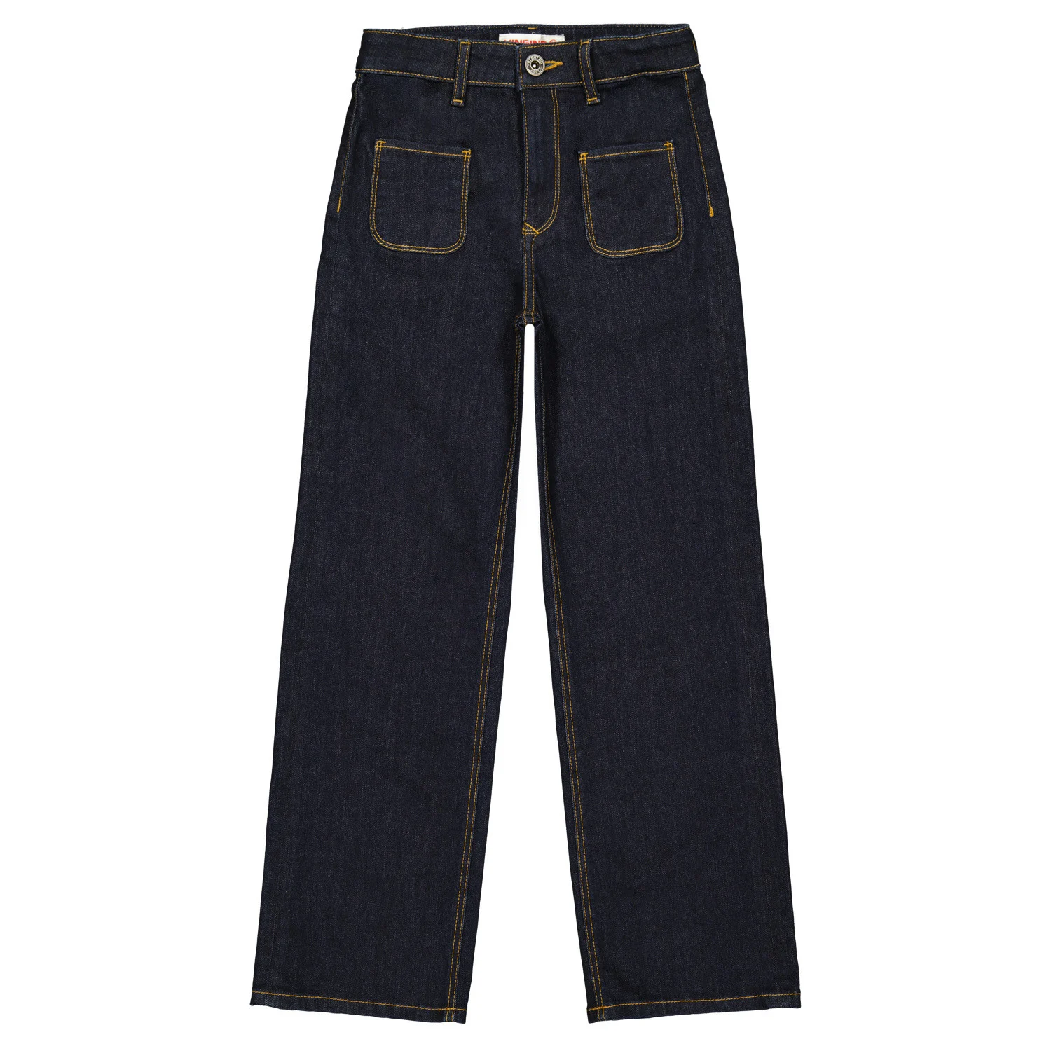 Afbeelding van Vingino Meiden jeans wide leg fit cato pocket deep dark