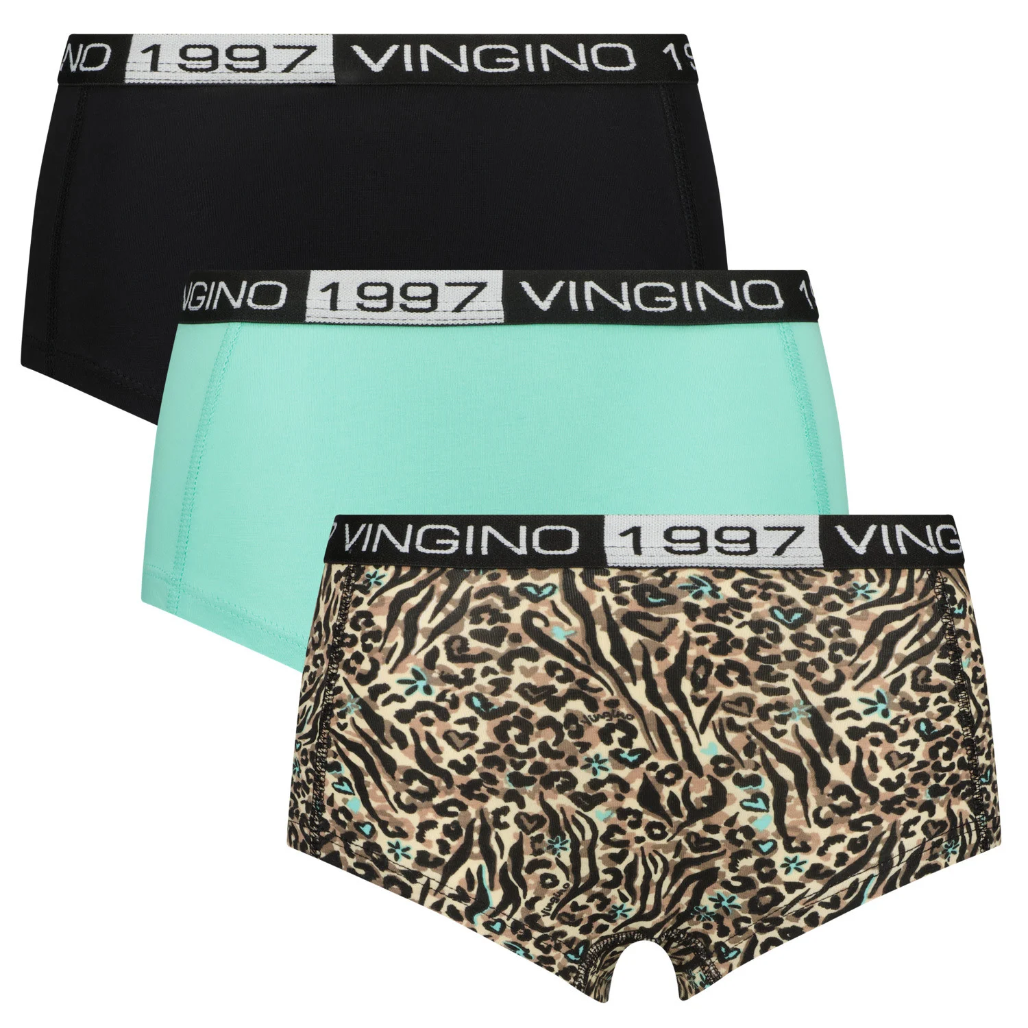 Afbeelding van Vingino Meiden ondergoed 3-pack boxers animal