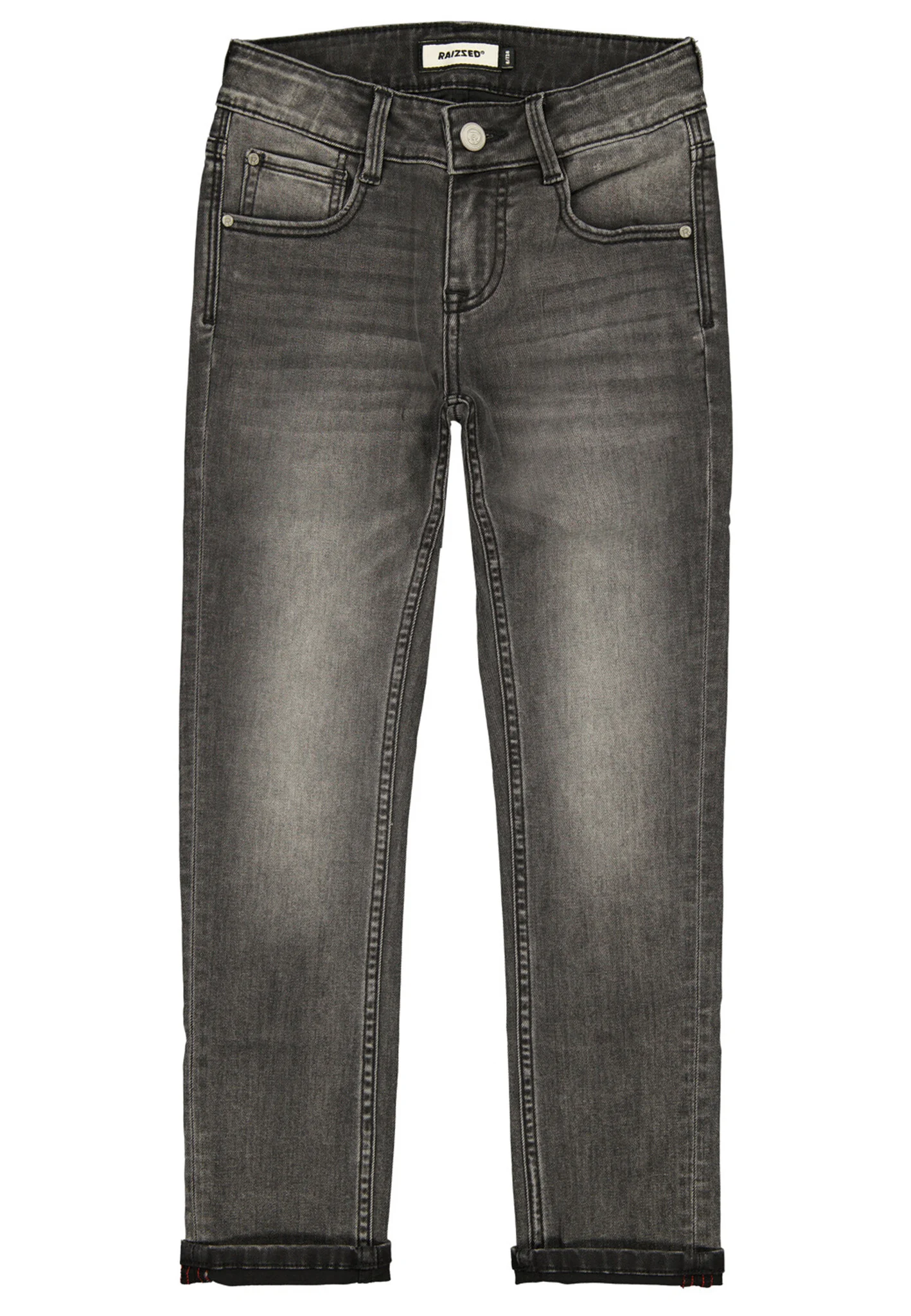 Afbeelding van Raizzed Jongens jeans santiago slim fit dark grey