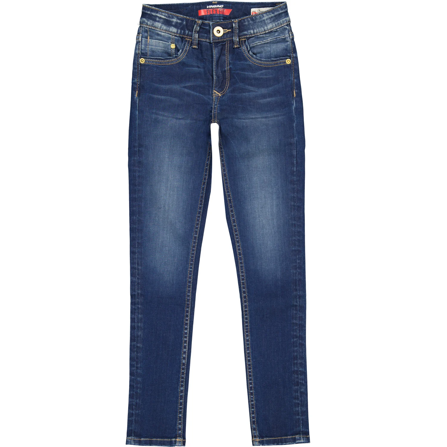 Afbeelding van Vingino Meiden jeans super skinny flex fit bianca deep dark