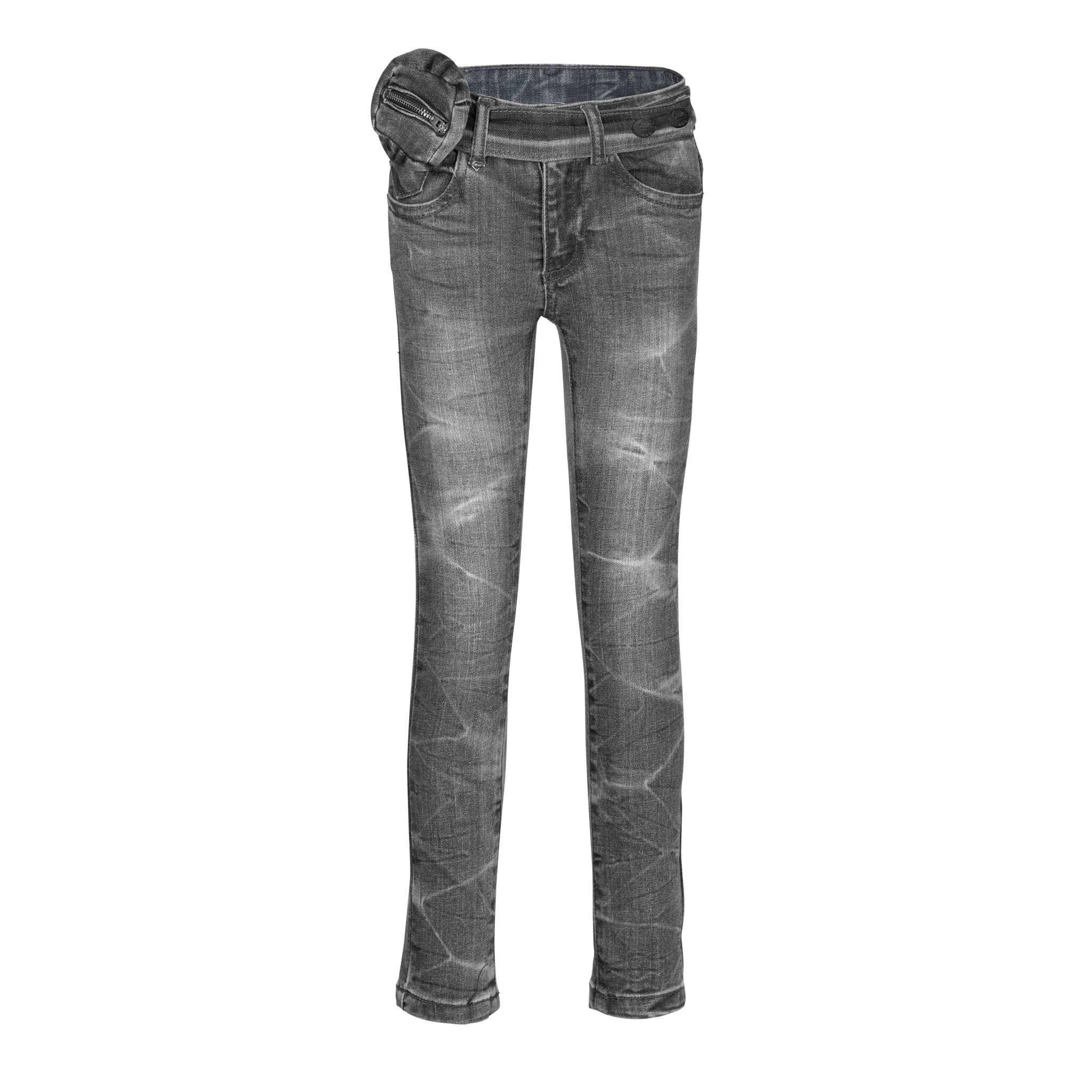 Afbeelding van Dutch Dream Denim Meiden jeans ngombe skinny fit washed grey
