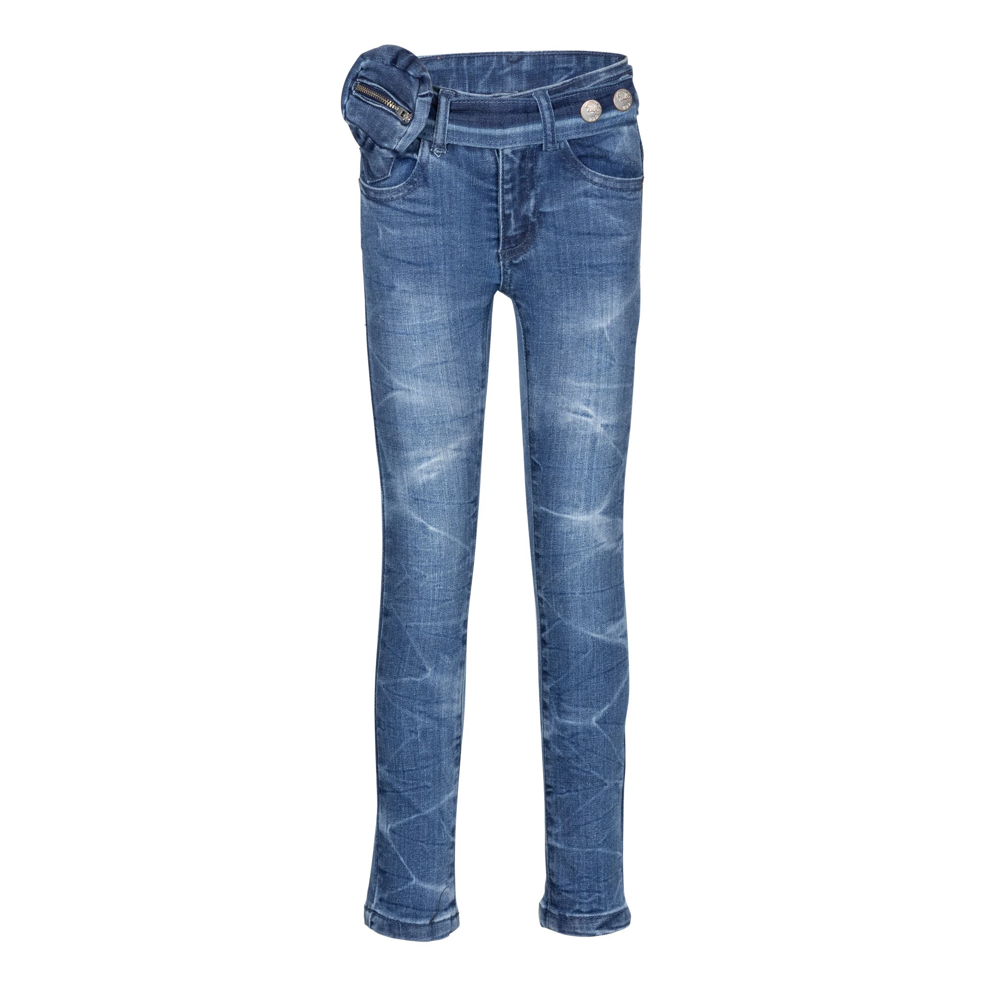 Afbeelding van Dutch Dream Denim Meiden jeans ngombe skinny fit washed blue