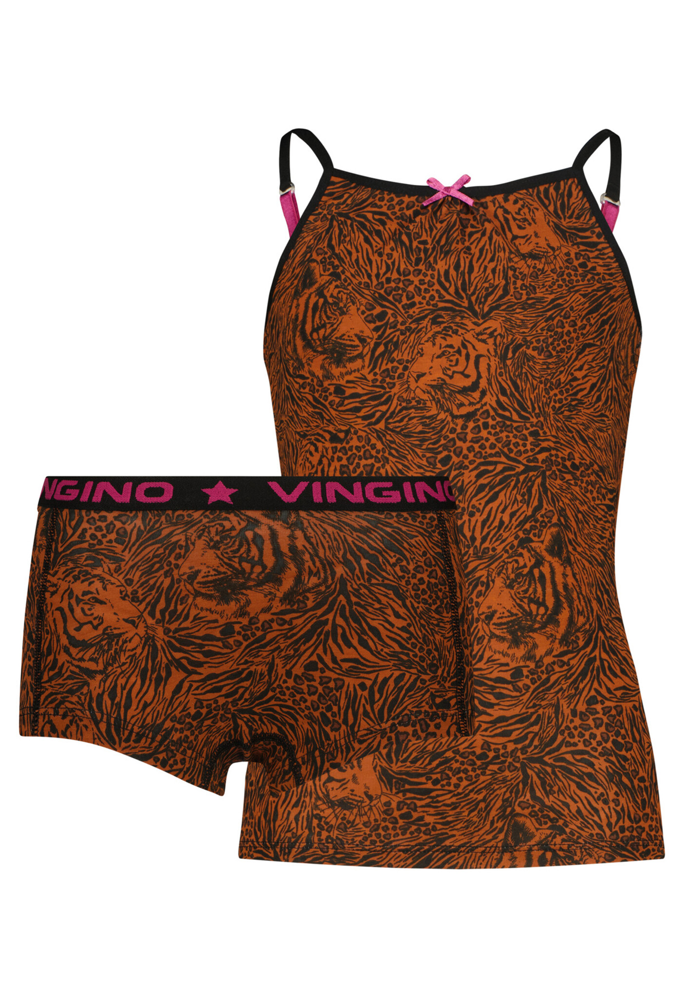 Afbeelding van Vingino Meiden ondergoed set animal toffee