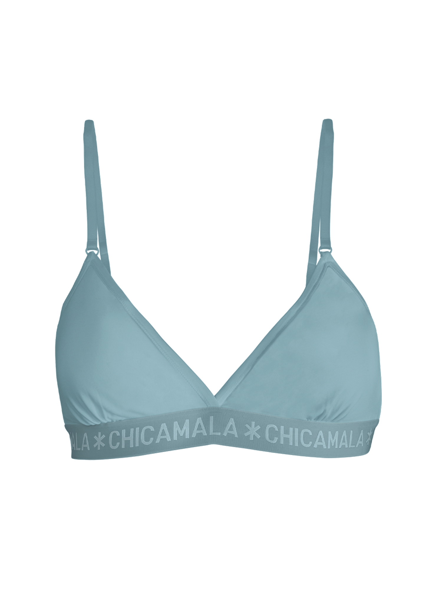 Afbeelding van Muchachomalo Ladies triangle top solid mermaid